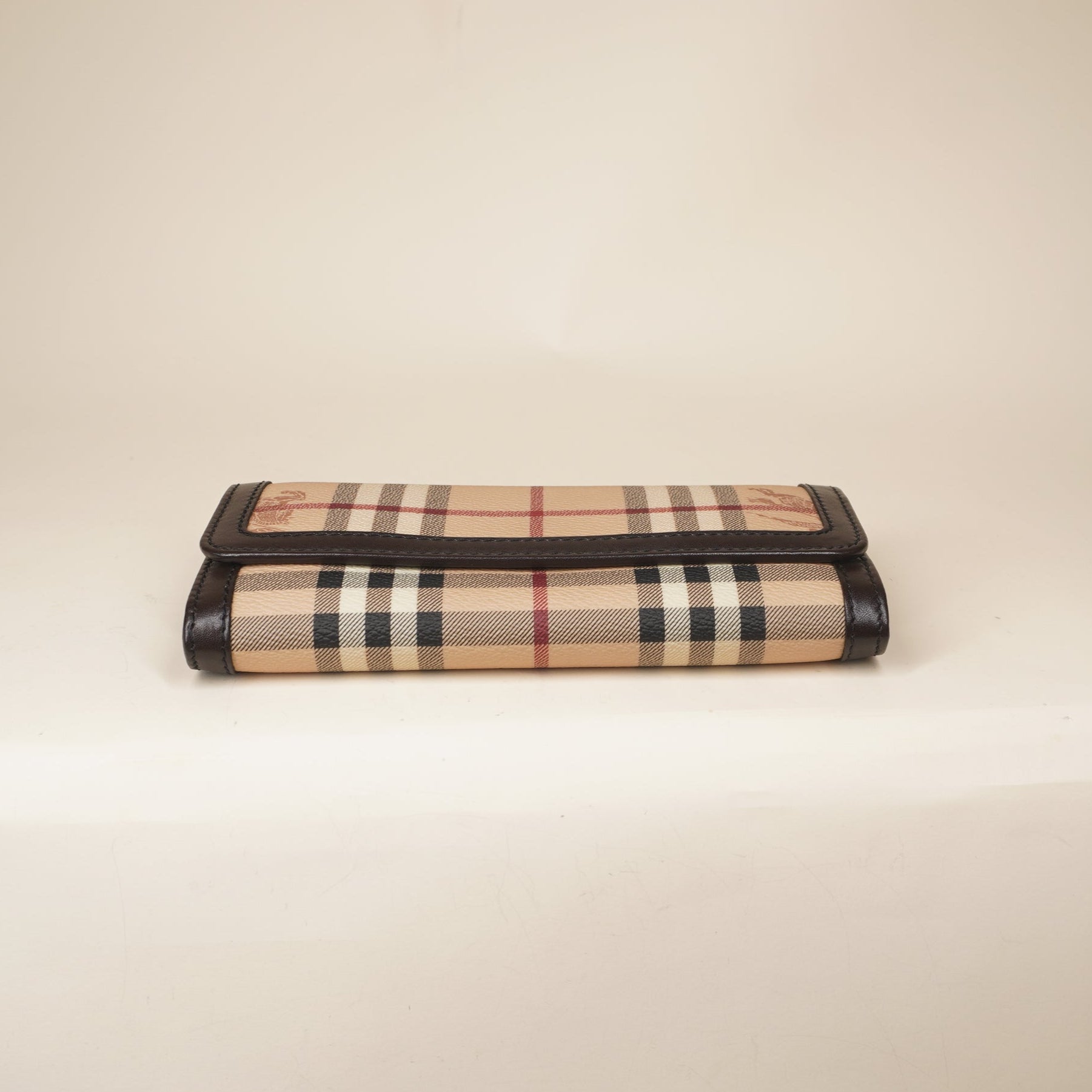 PRE-OWNED Haymarket Check Molly Continental Wallet