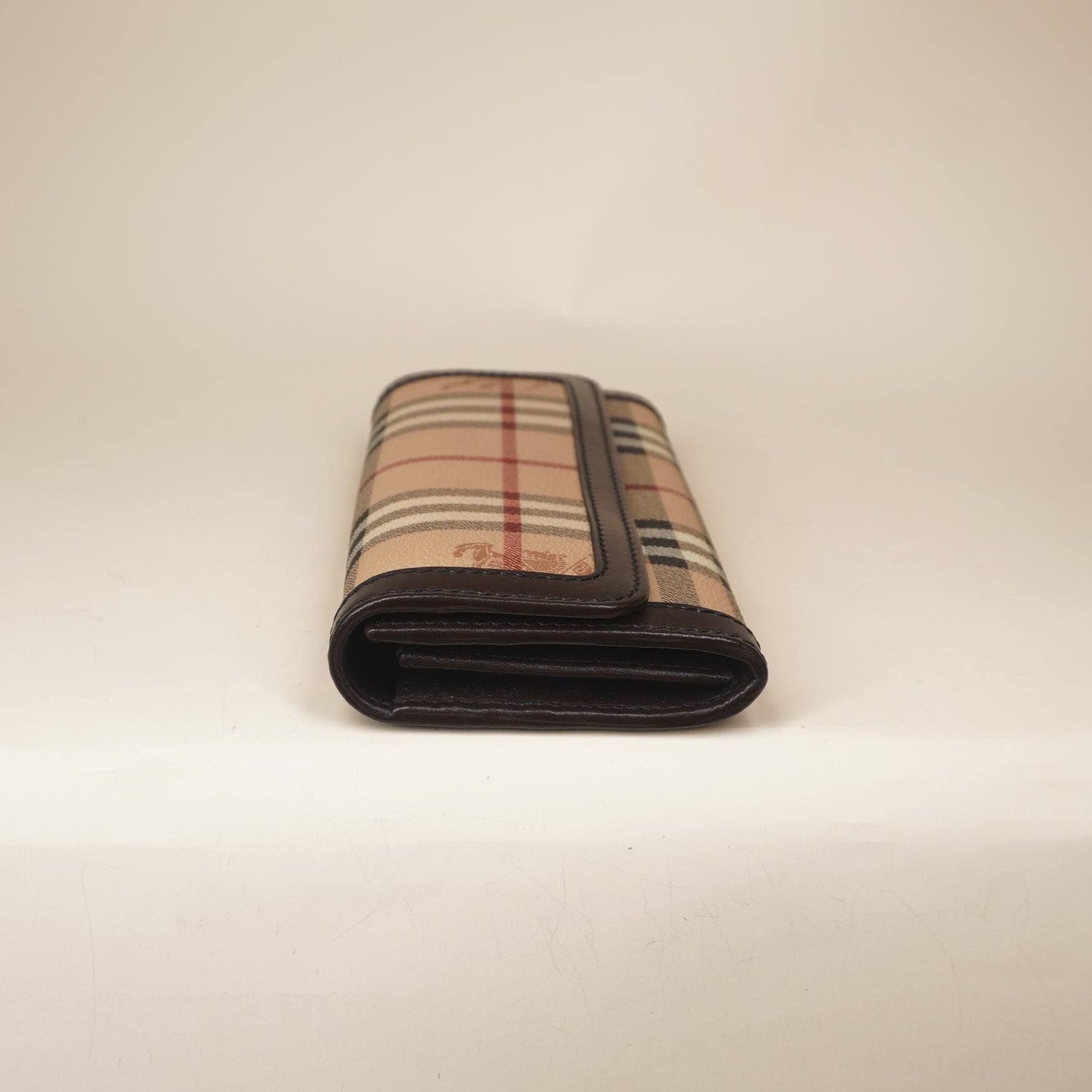 PRE-OWNED Haymarket Check Molly Continental Wallet