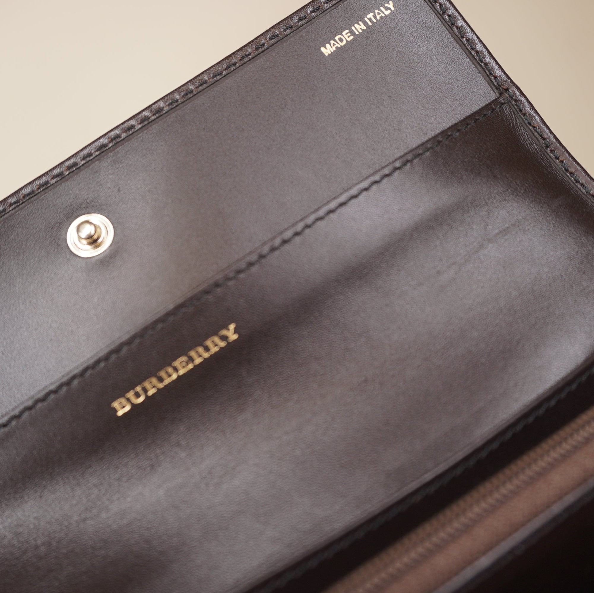 PRE-OWNED Haymarket Check Molly Continental Wallet