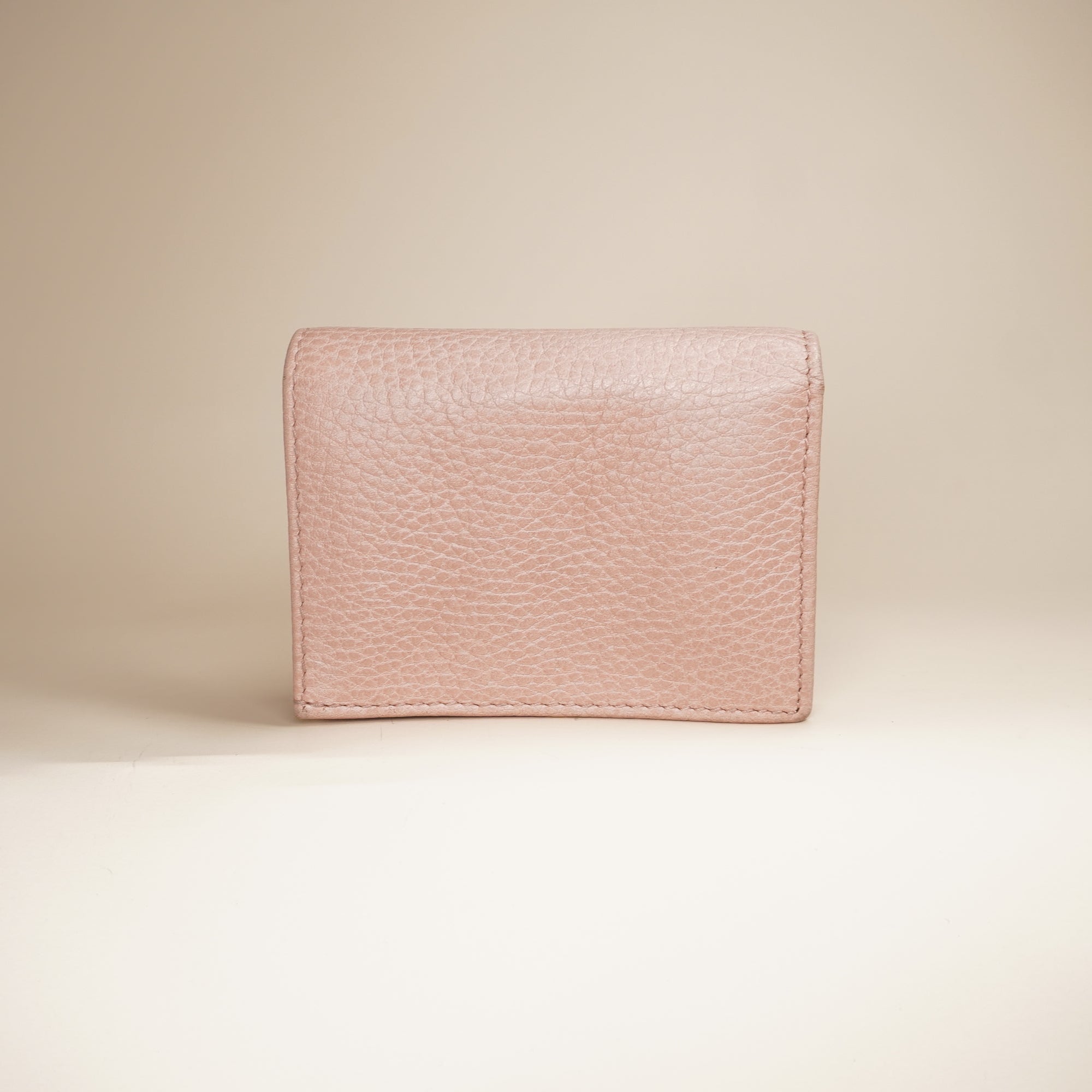 GG Pink Butterfly Card Case Wallet