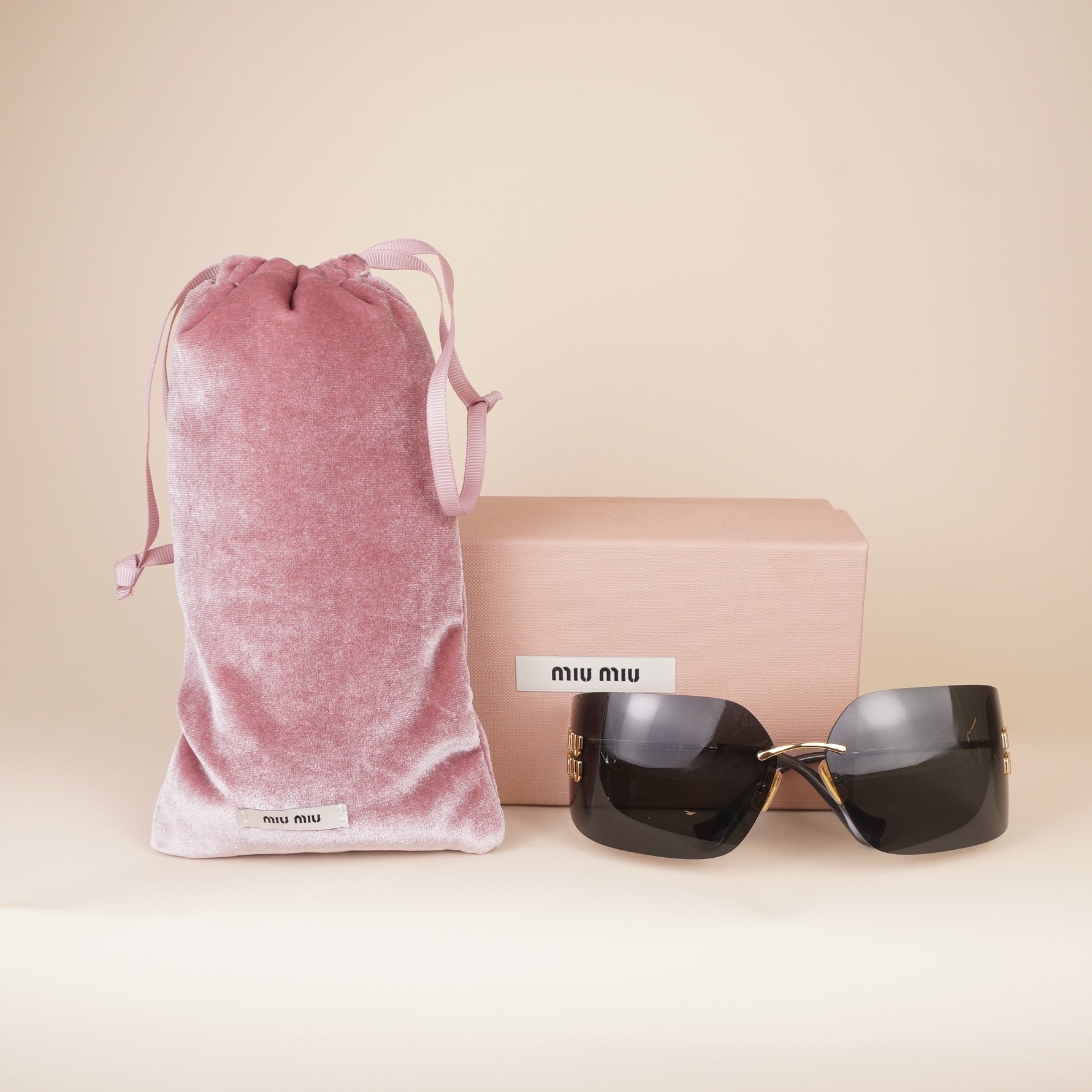 PRE-OWNED Runway Rectangle-frame Sunglasses