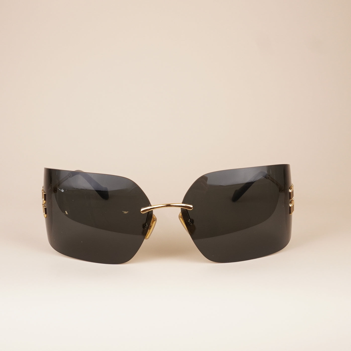 PRE-OWNED Runway Rectangle-frame Sunglasses