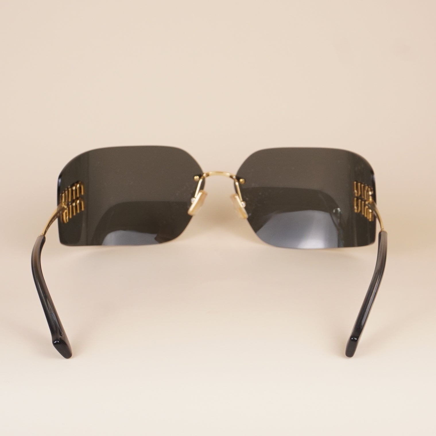 PRE-OWNED Runway Rectangle-frame Sunglasses