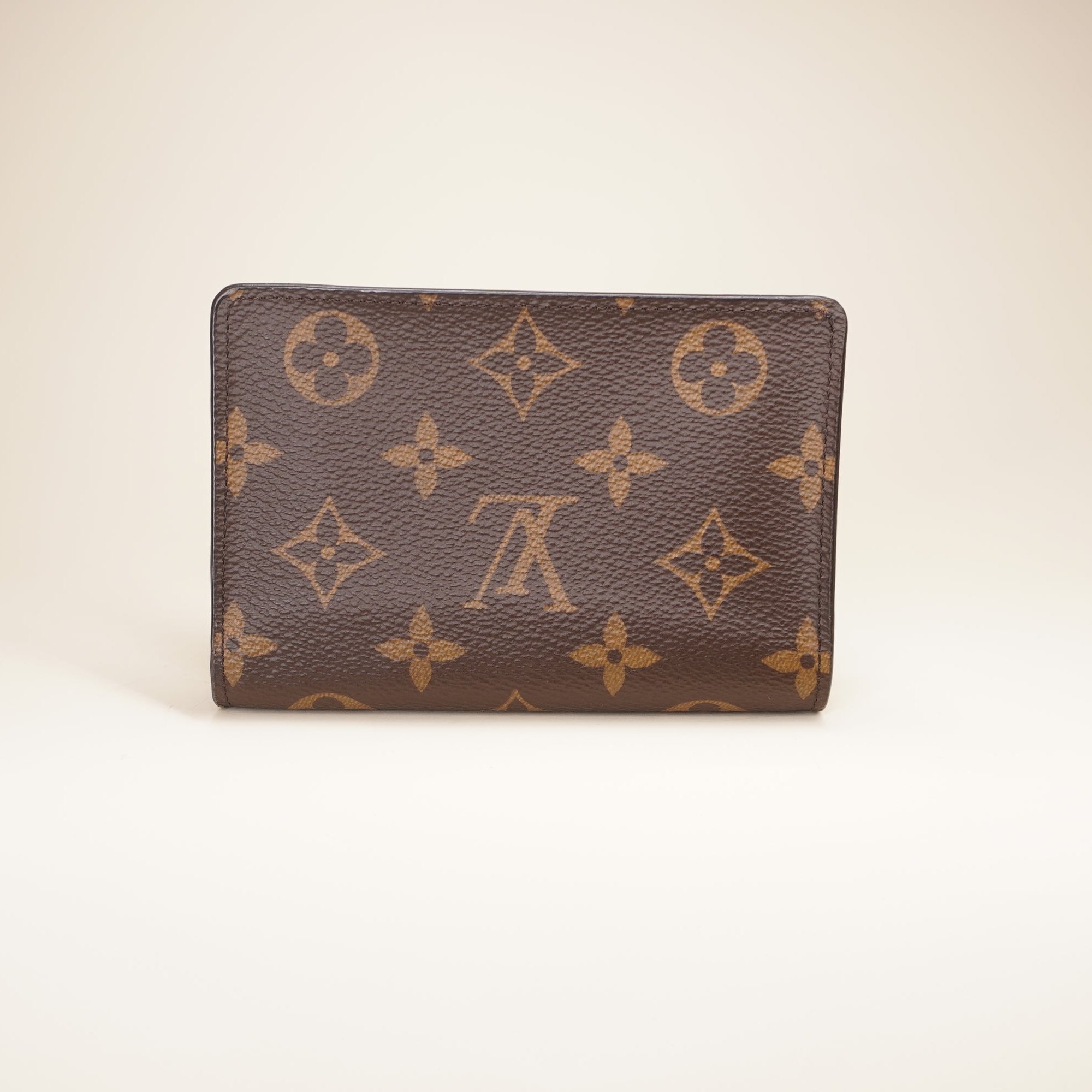 PRE-OWNED LV Juliette Lona Monogram Reverse Canvas Wallet