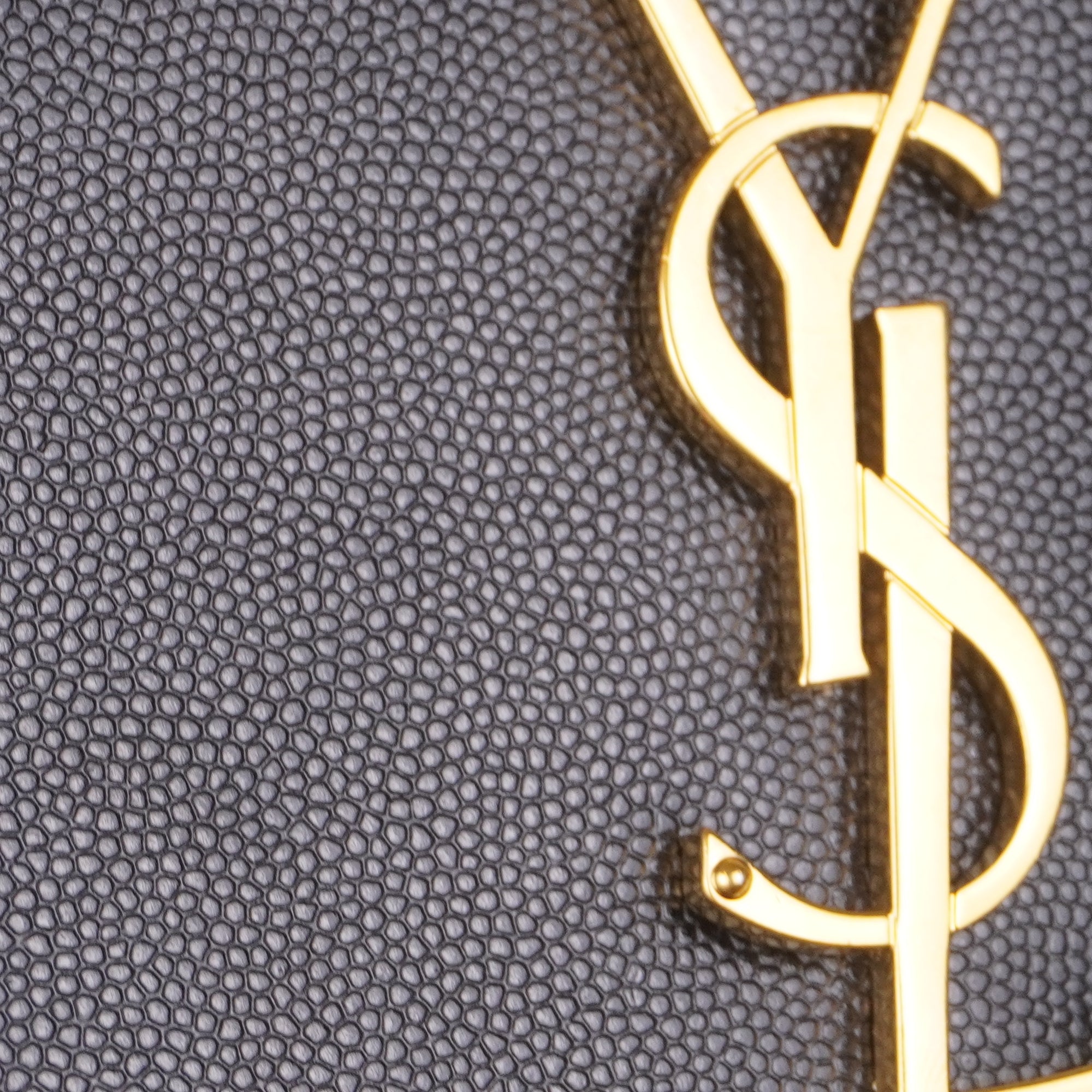 PRE-OWNED Black Kate Classic Monogram Grainy Leather Small Crossbody Bag