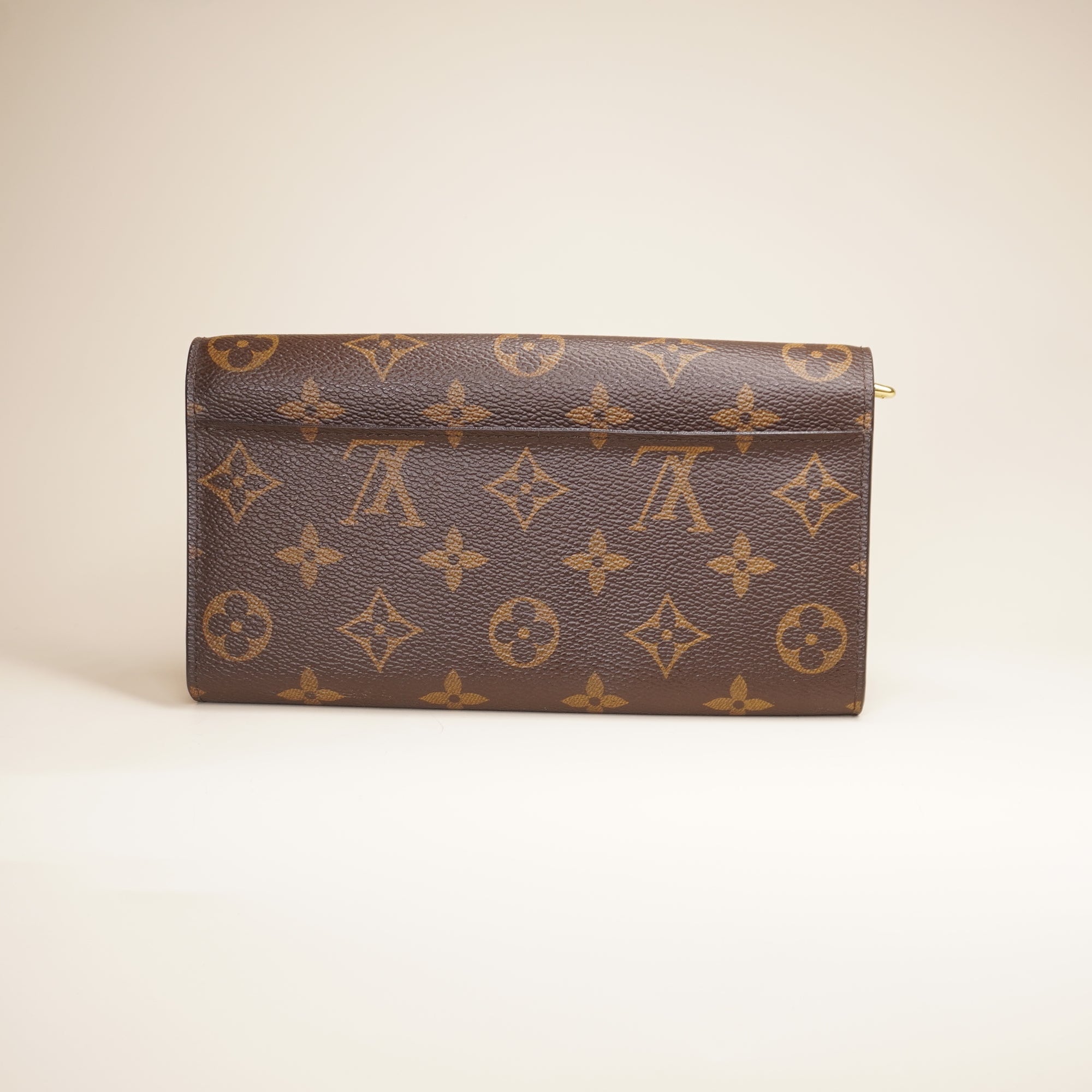 PRE-OWNED  LV Monogram Canvas Sarah Wallet