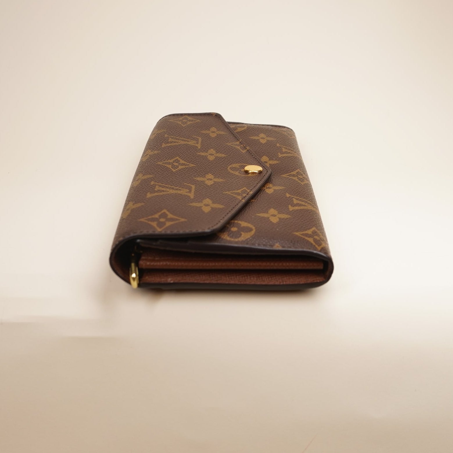 PRE-OWNED  LV Monogram Canvas Sarah Wallet