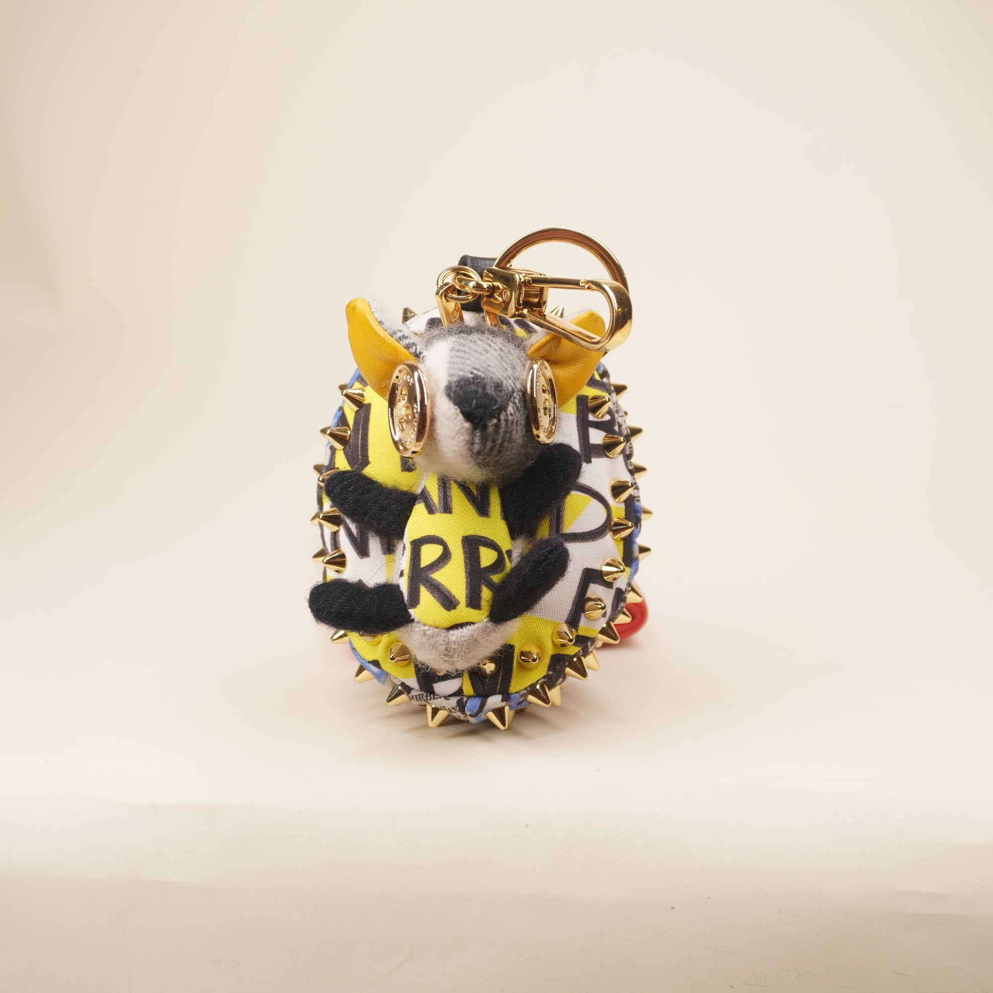 PRE-OWNED Bob the Hedgehog Graffiti Print Cotton Keychain Multicolour