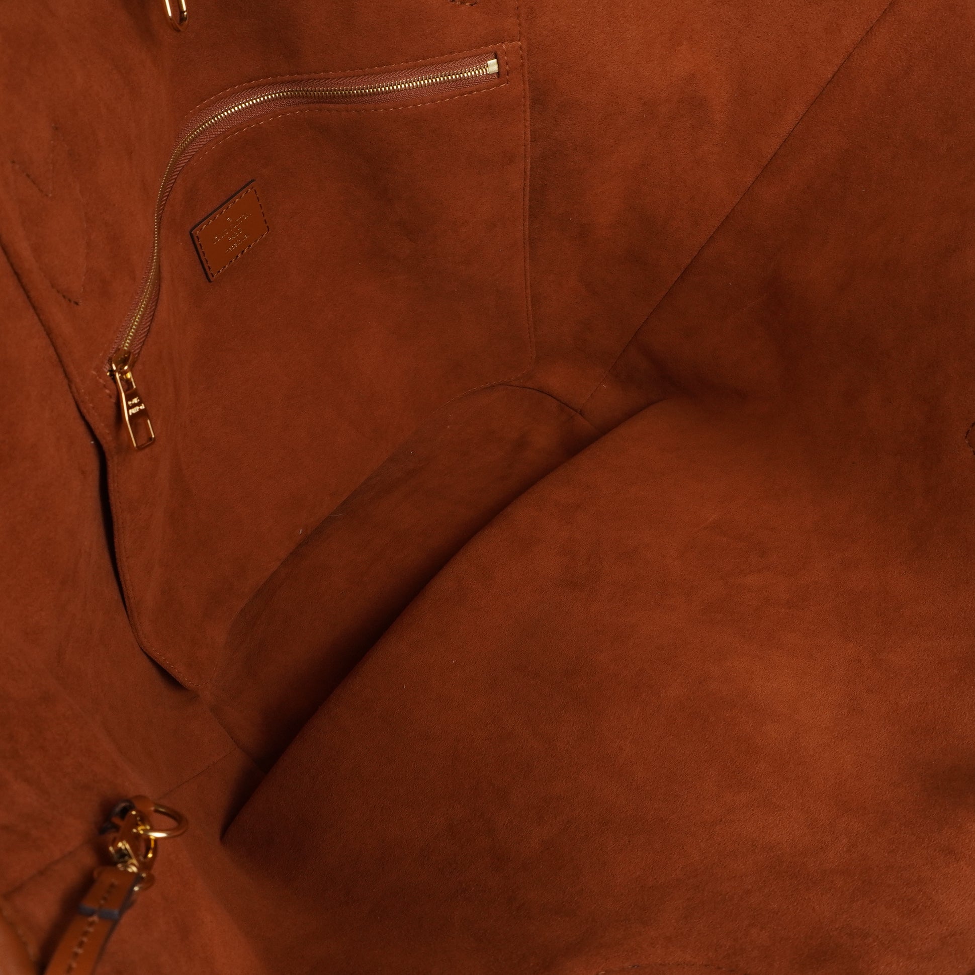PRE-OWNED LV Raffia Saint Jacques Tote Caramel