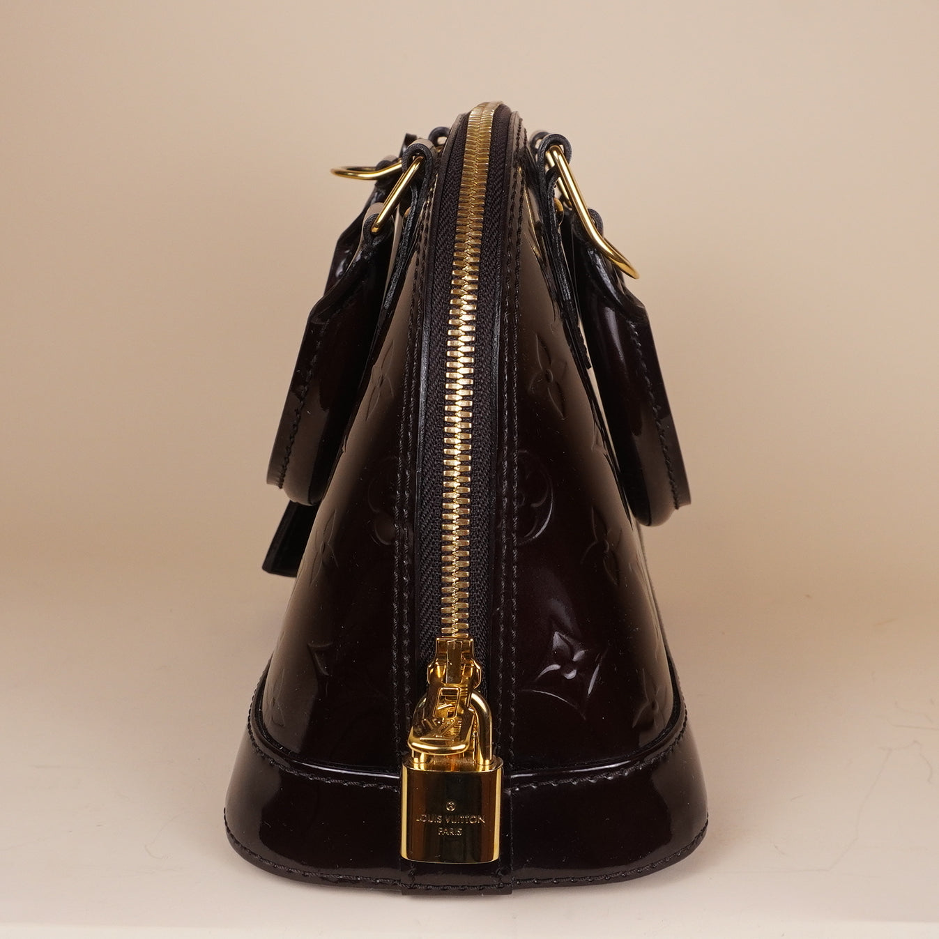 PRE-OWNED LV Vernis Alma PM Amarante