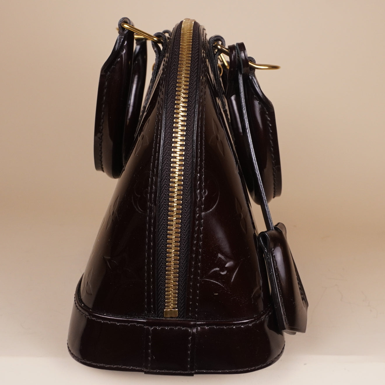 PRE-OWNED LV Vernis Alma PM Amarante