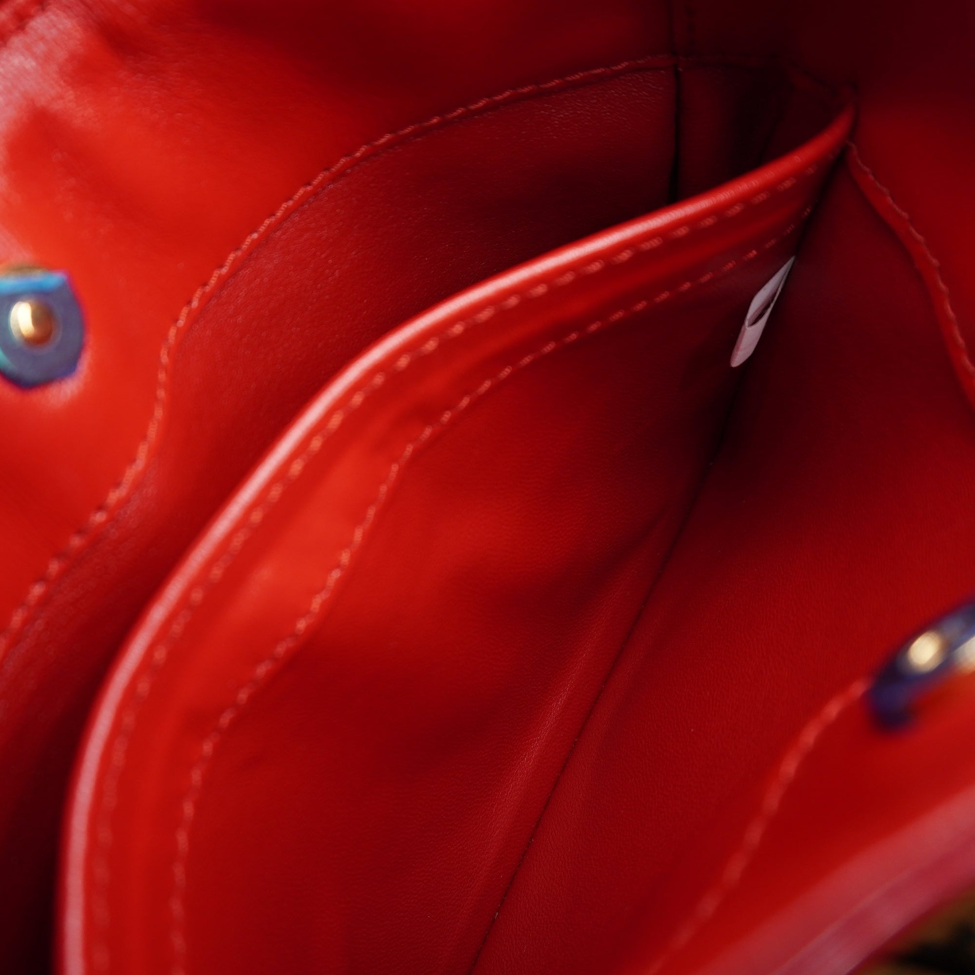 PRE-OWNED  Cleo Hobo Red Patent Leather Shoulder Bag