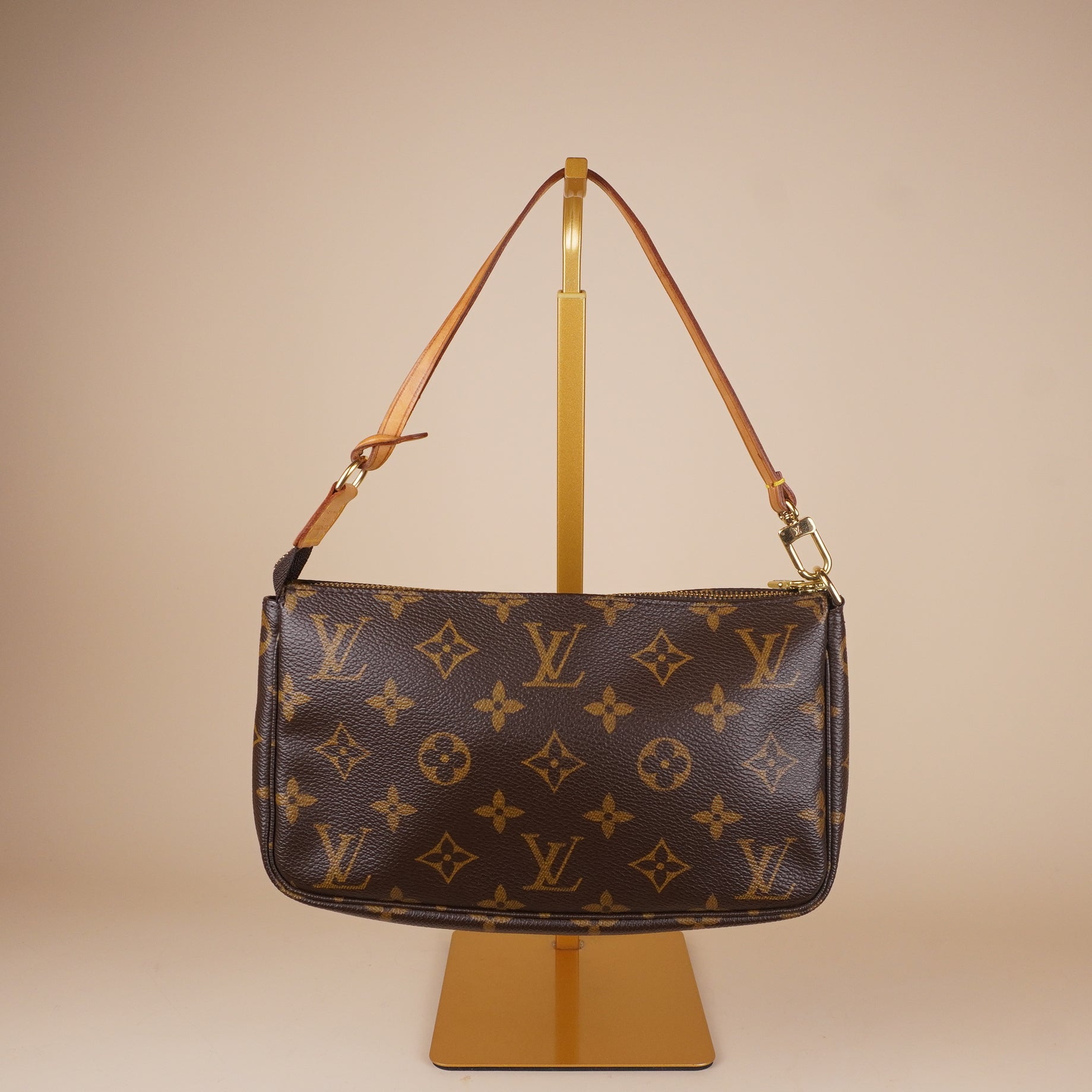 PRE-OWNED LV Monogram Canvas Accessories Pochette Bag