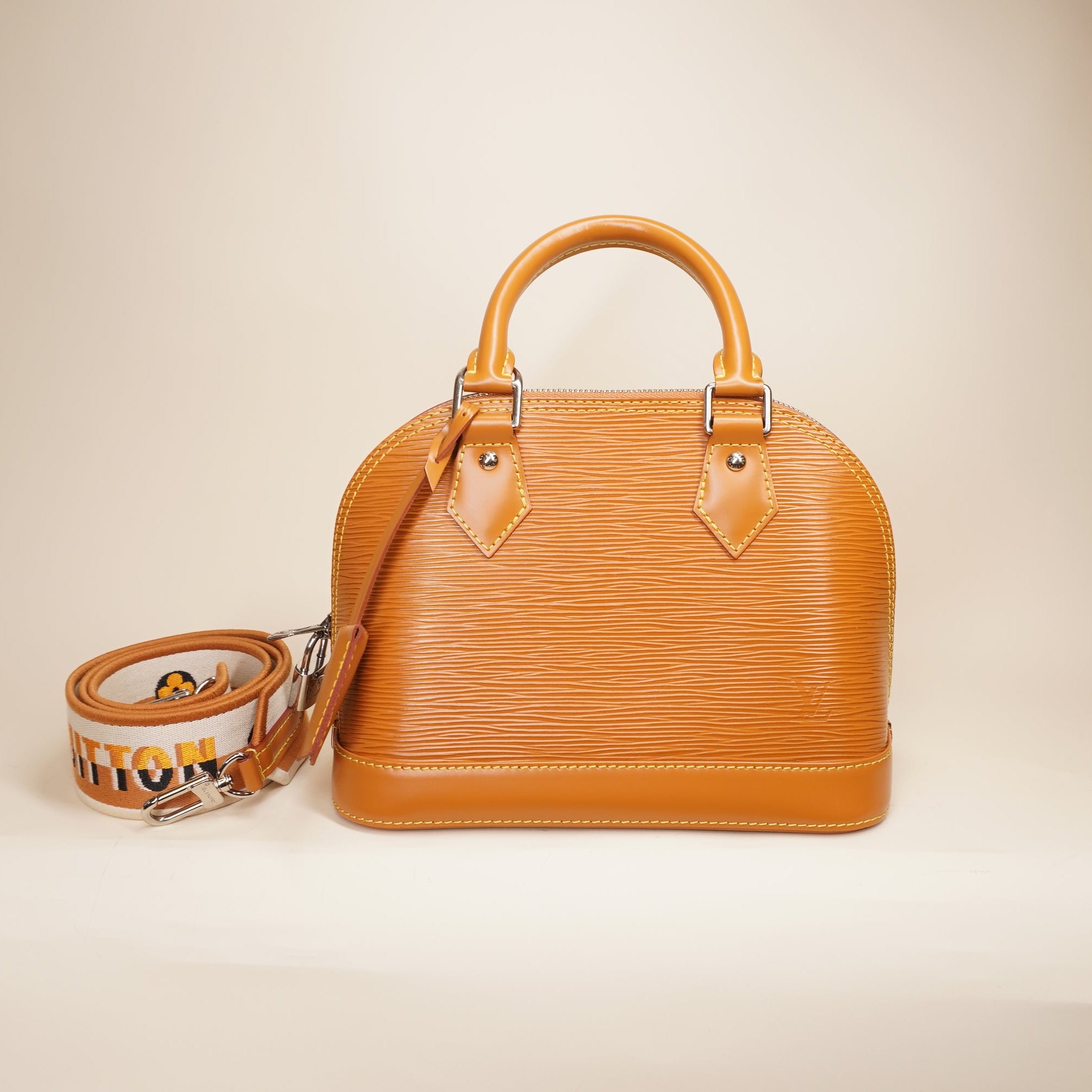 PRE-OWNED LV Alma BB EPI Leather Shoulder Bag