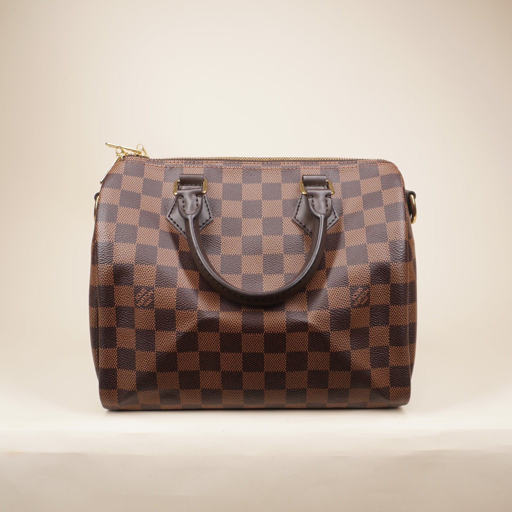 PRE-OWNED Speedy 25 Damier Ebene Canvas Bandoulier Shoulder Bag