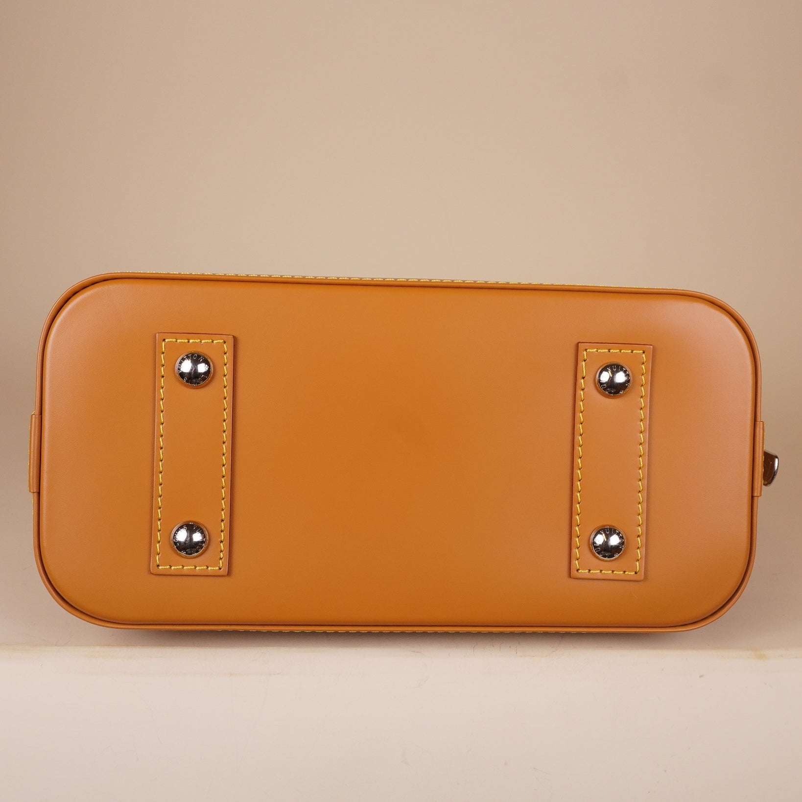 PRE-OWNED LV Epi Jacquard Alma BB Honey Gold