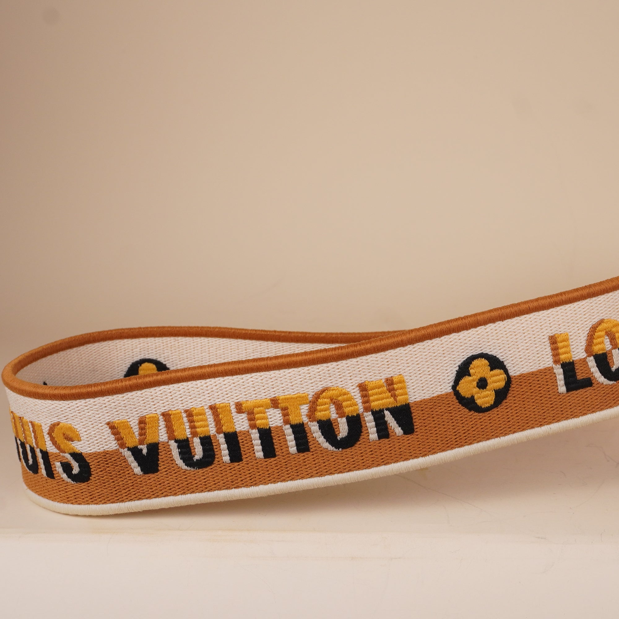 PRE-OWNED LV Epi Jacquard Alma BB Honey Gold