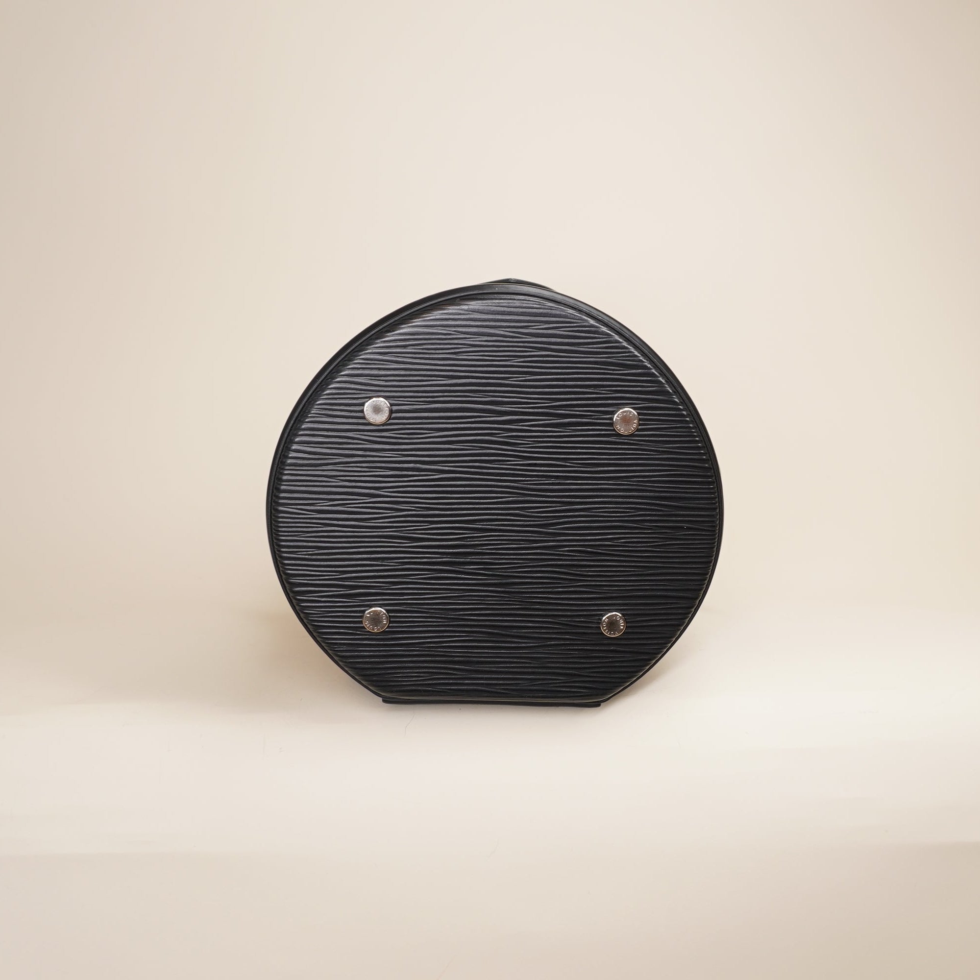 PRE-OWNED LV Cannes EPI Black Calfskin Shoulder Bag