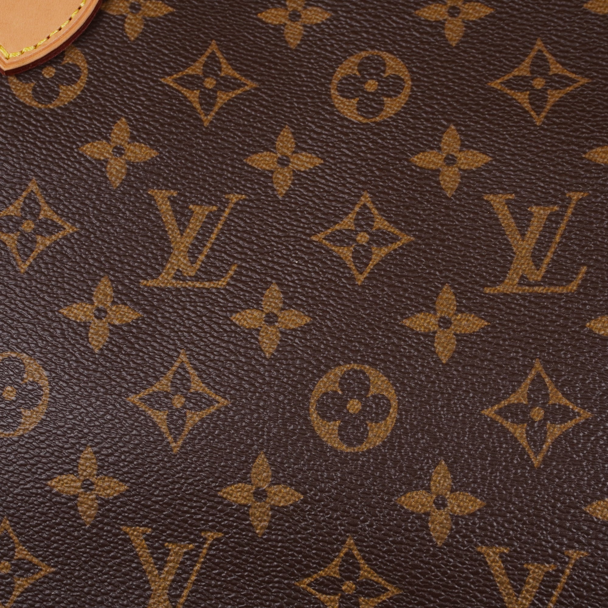 PRE-OWNED LV Brown Monogram Coated Canvas Neverfull MM