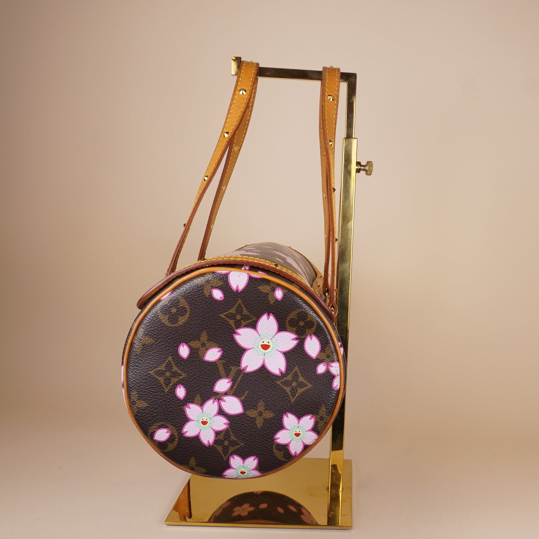 PRE-OWNED LV Monogram Cherry Blossom Papillon Brown