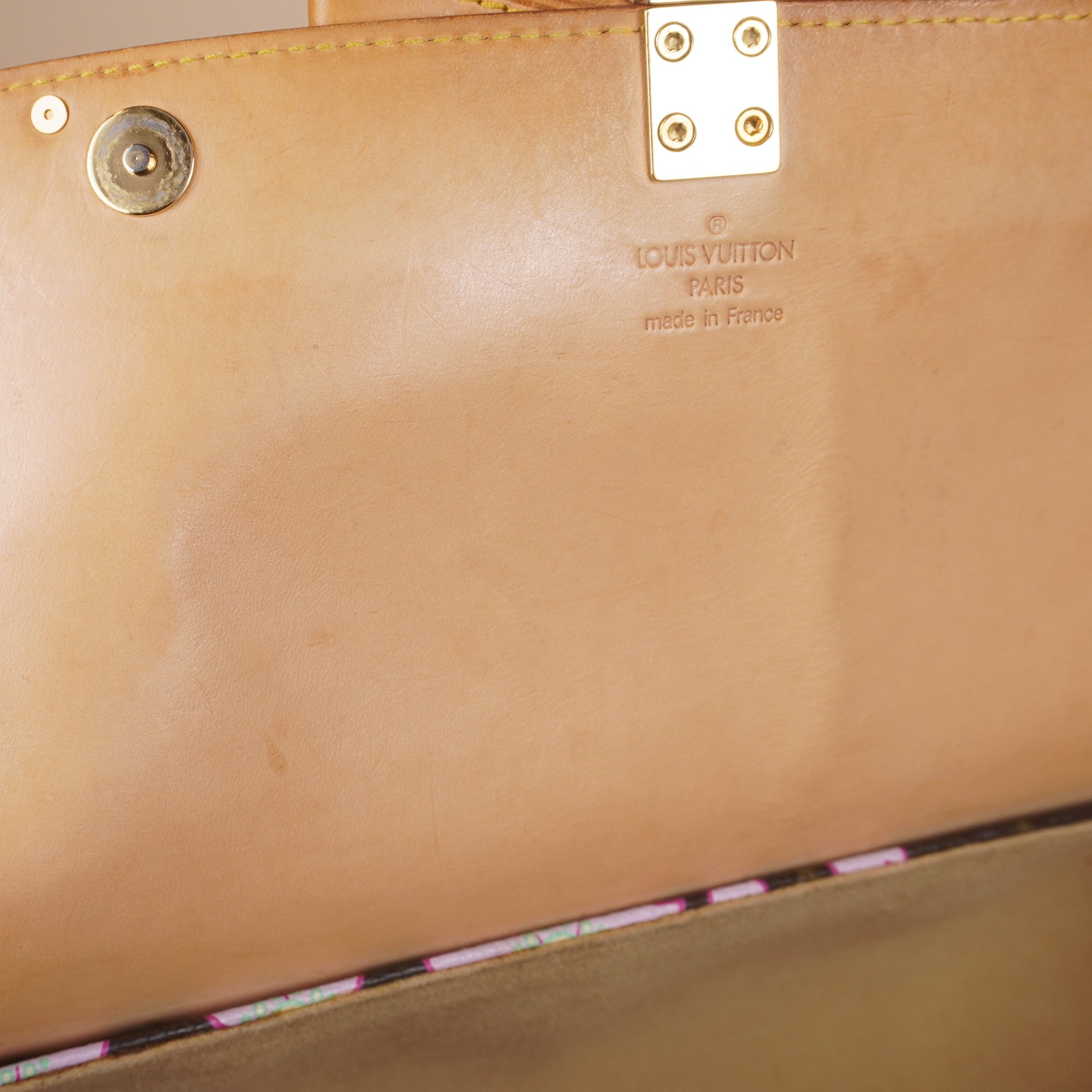 PRE-OWNED LV Monogram Cherry Blossom Papillon Brown