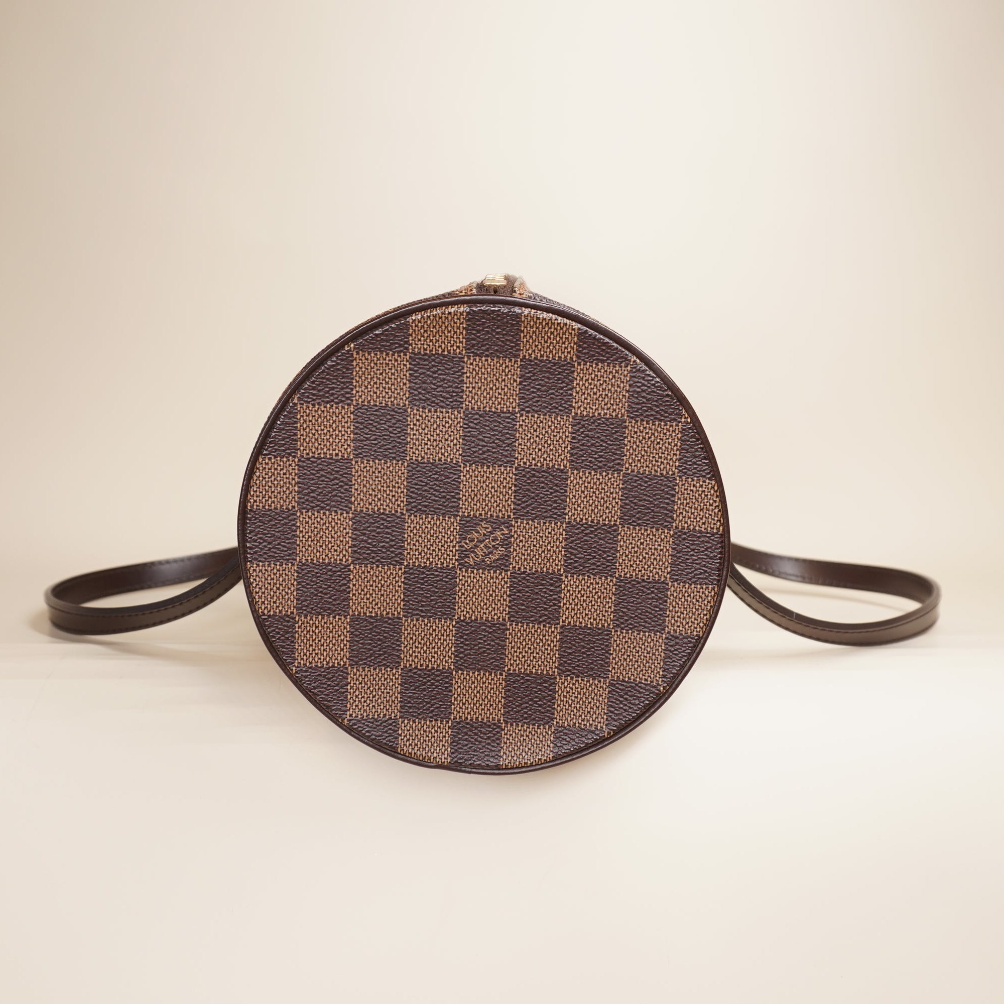 PRE-OWNED LV Damier Ebene Papillon 30 Shoulder Bag