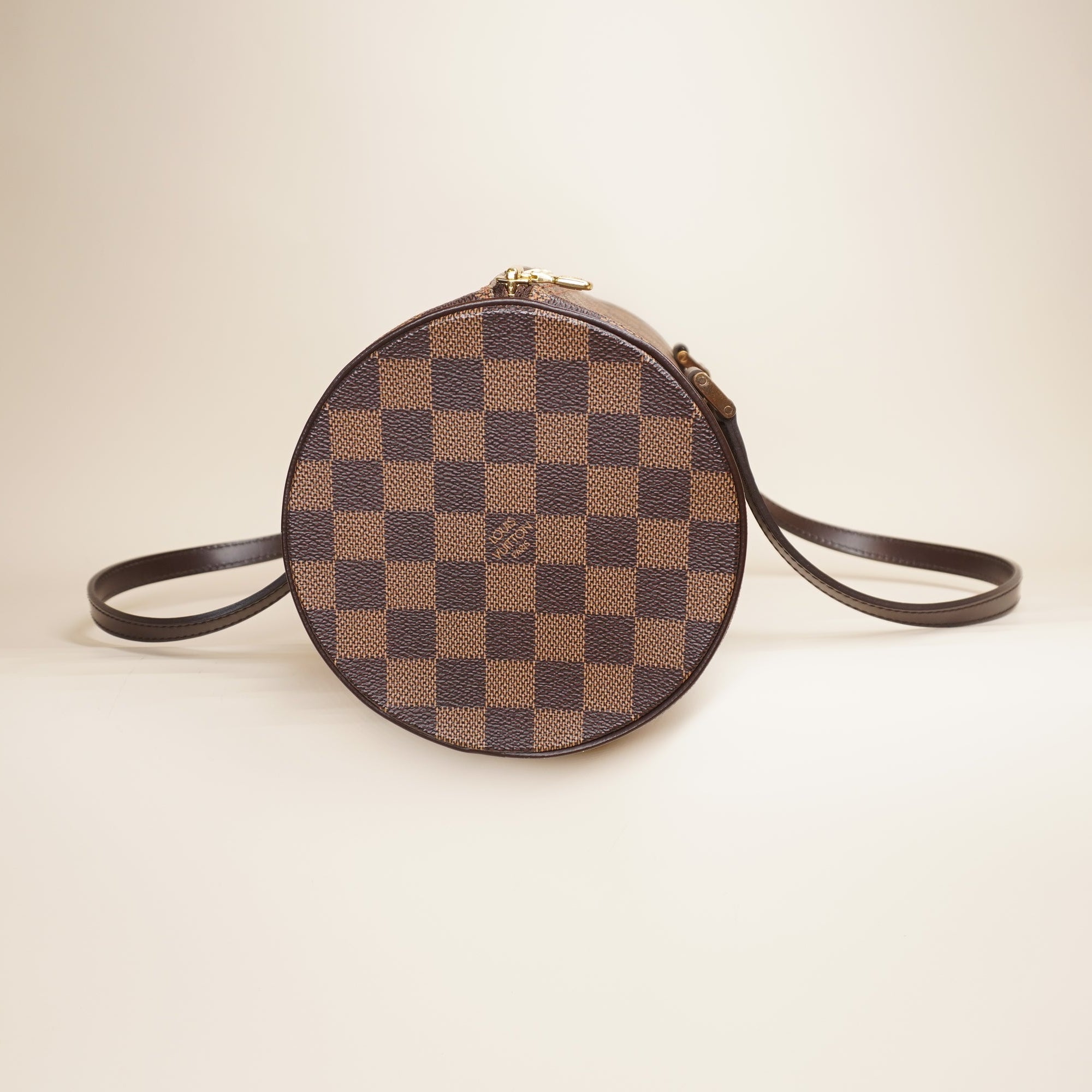 PRE-OWNED LV Damier Ebene Papillon 30 Shoulder Bag