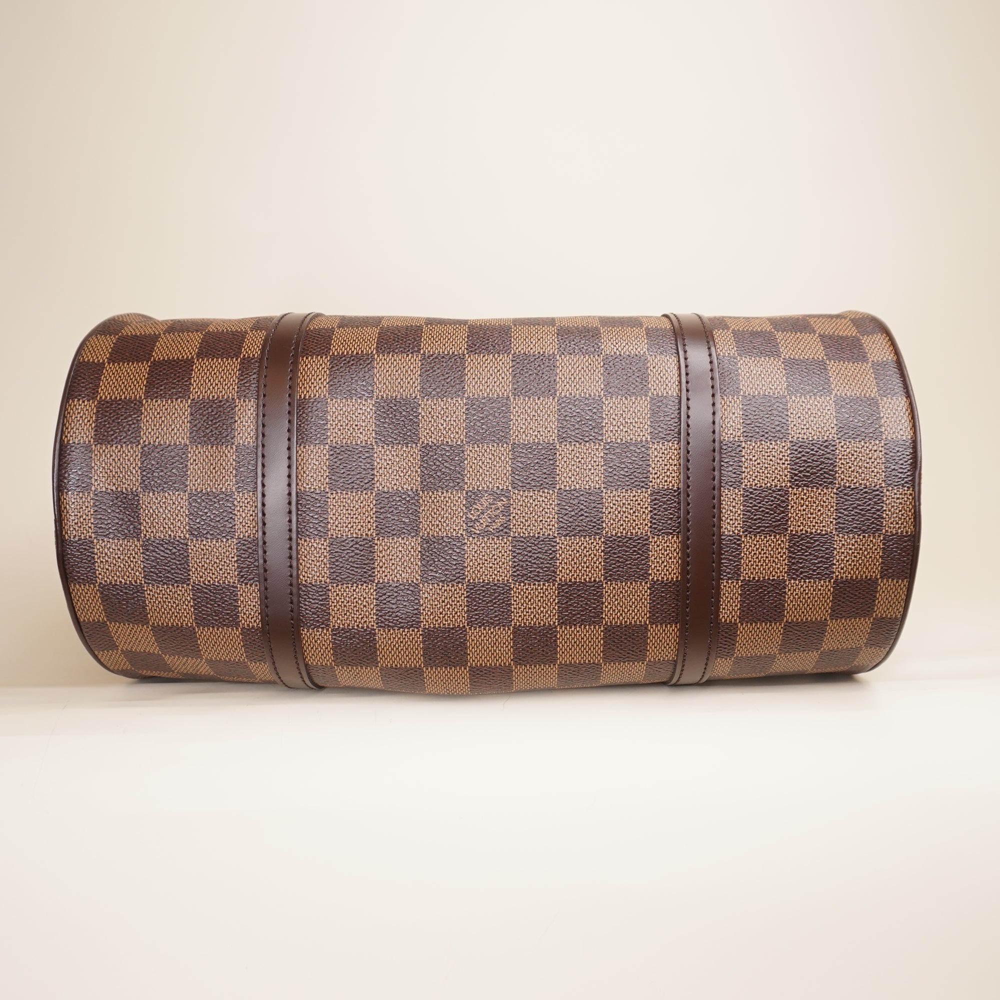 PRE-OWNED LV Damier Ebene Papillon 30 Shoulder Bag