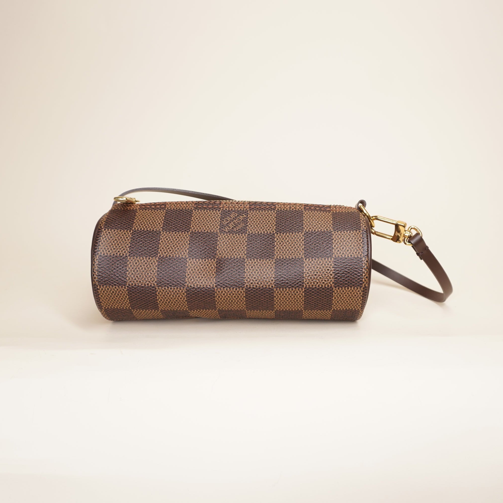 PRE-OWNED LV Damier Ebene Papillon 30 Shoulder Bag