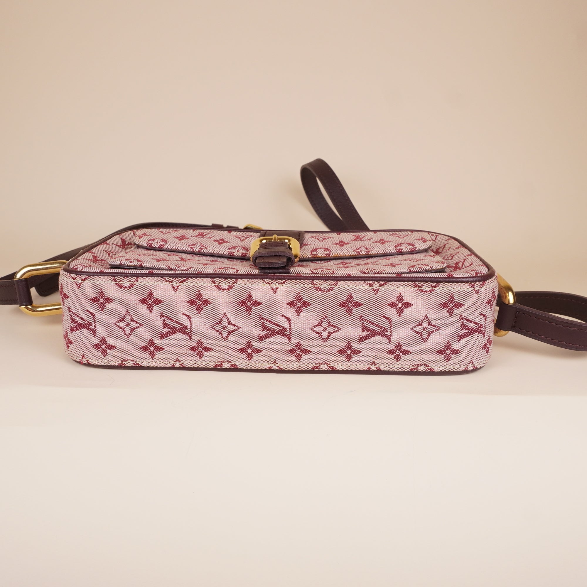 PRE-OWNED LV Cerise Monogram Mini Lin Juliette NM Bag