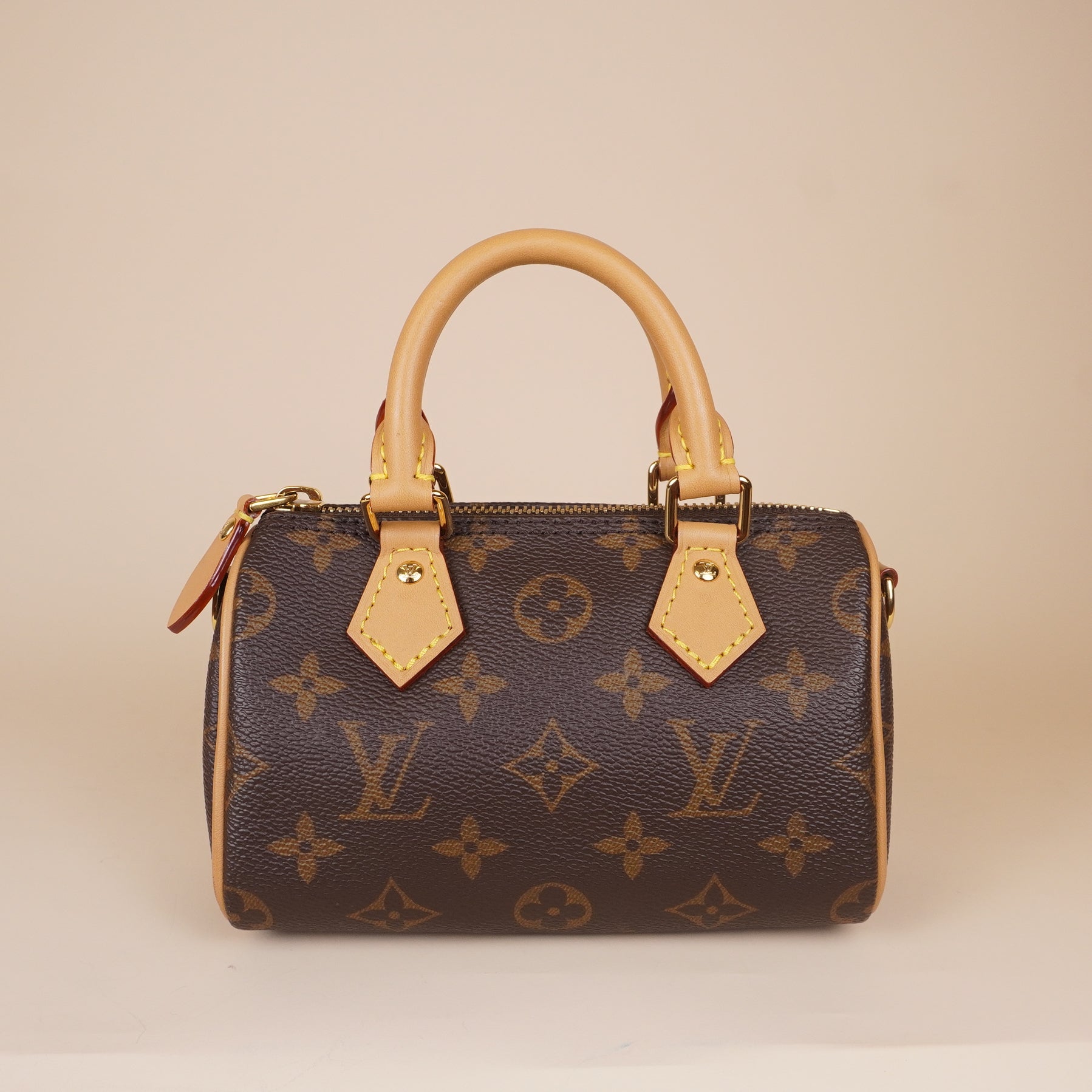 PRE-OWNED LV Monogram Nano Speedy Bandouliere