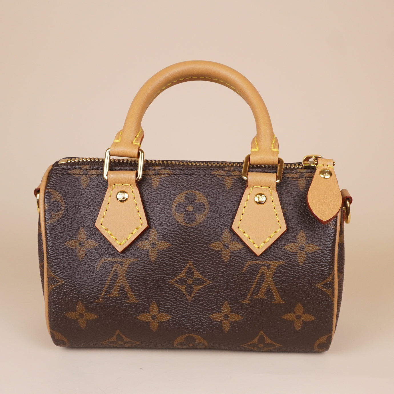 PRE-OWNED LV Monogram Nano Speedy Bandouliere