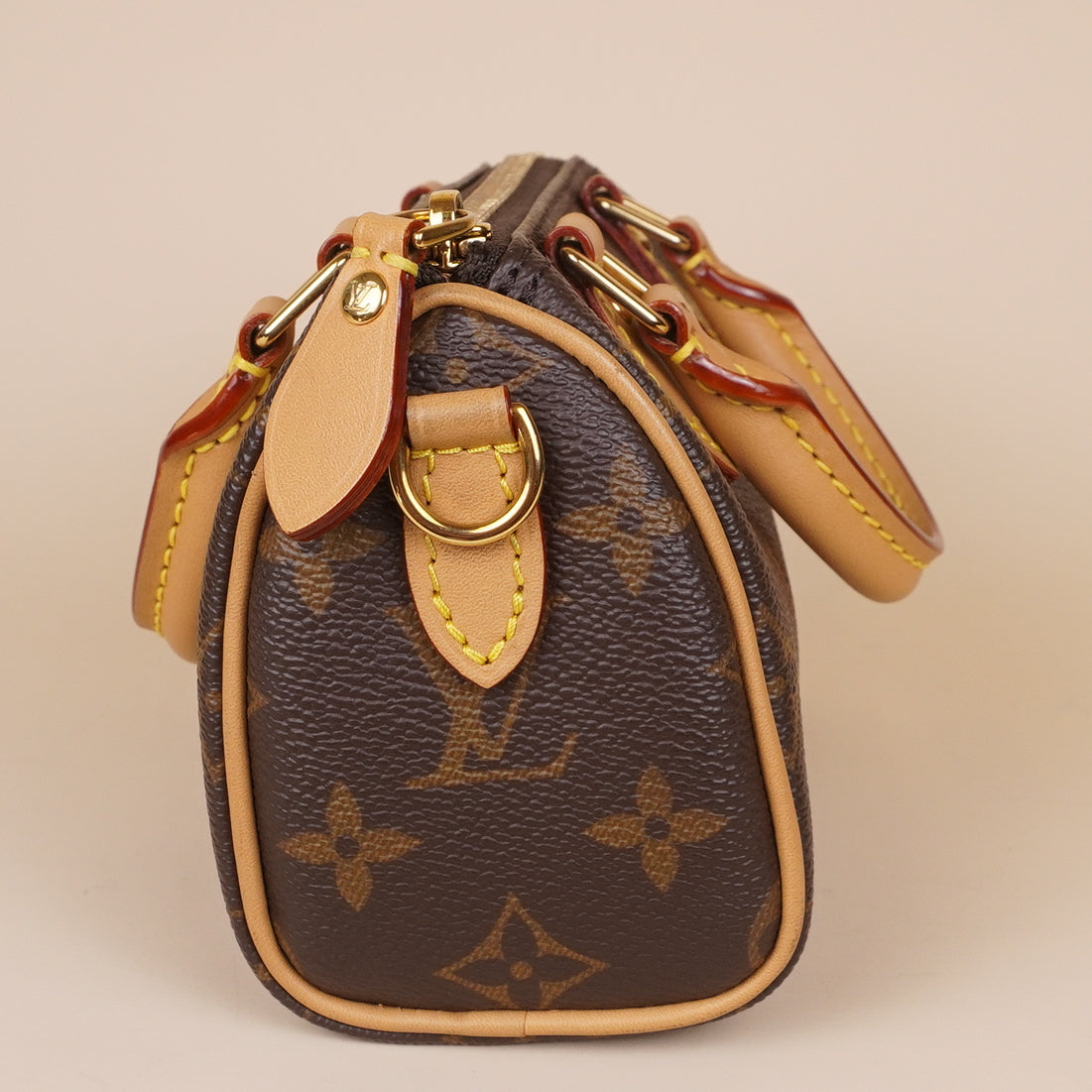 PRE-OWNED LV Monogram Nano Speedy Bandouliere