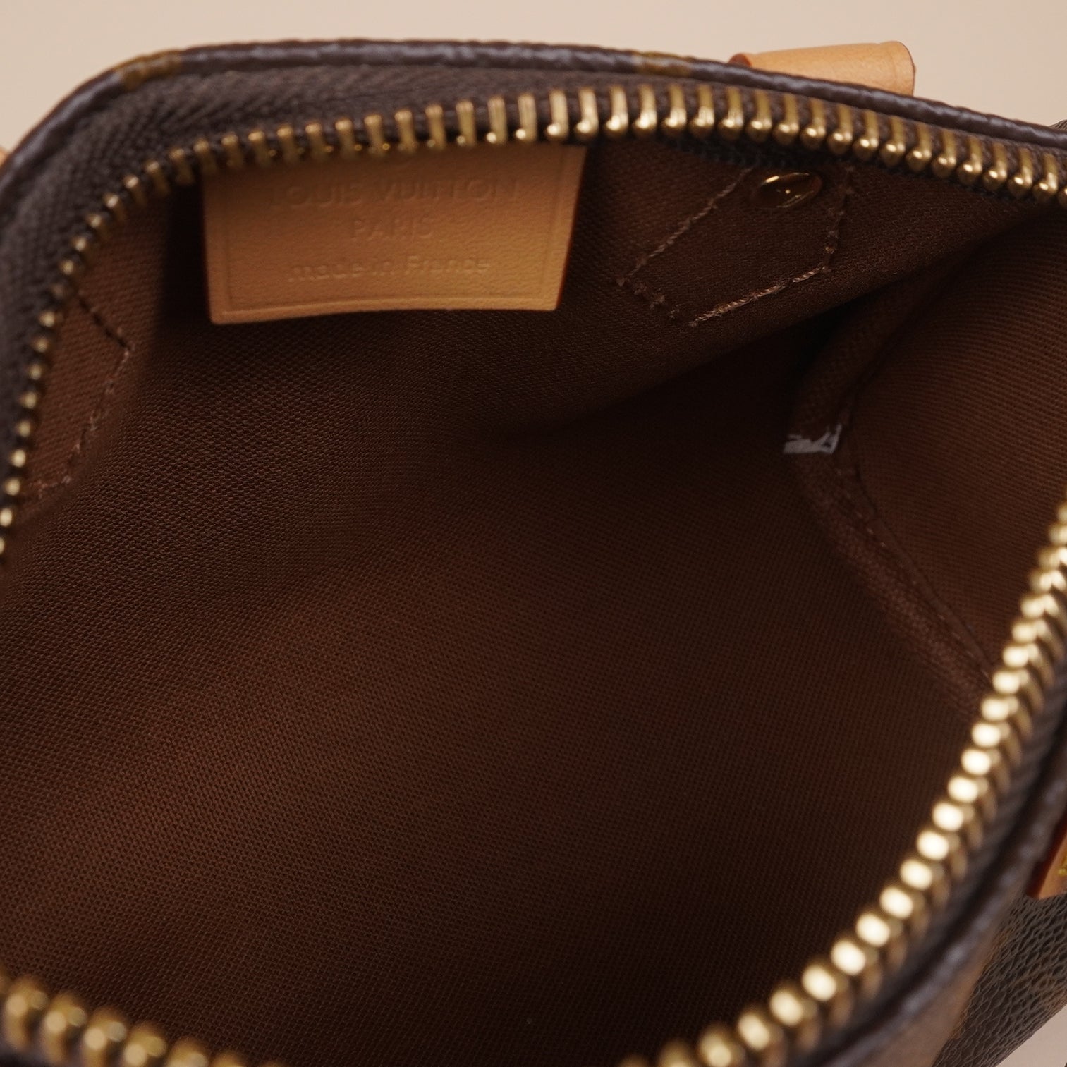 PRE-OWNED LV Monogram Nano Speedy Bandouliere