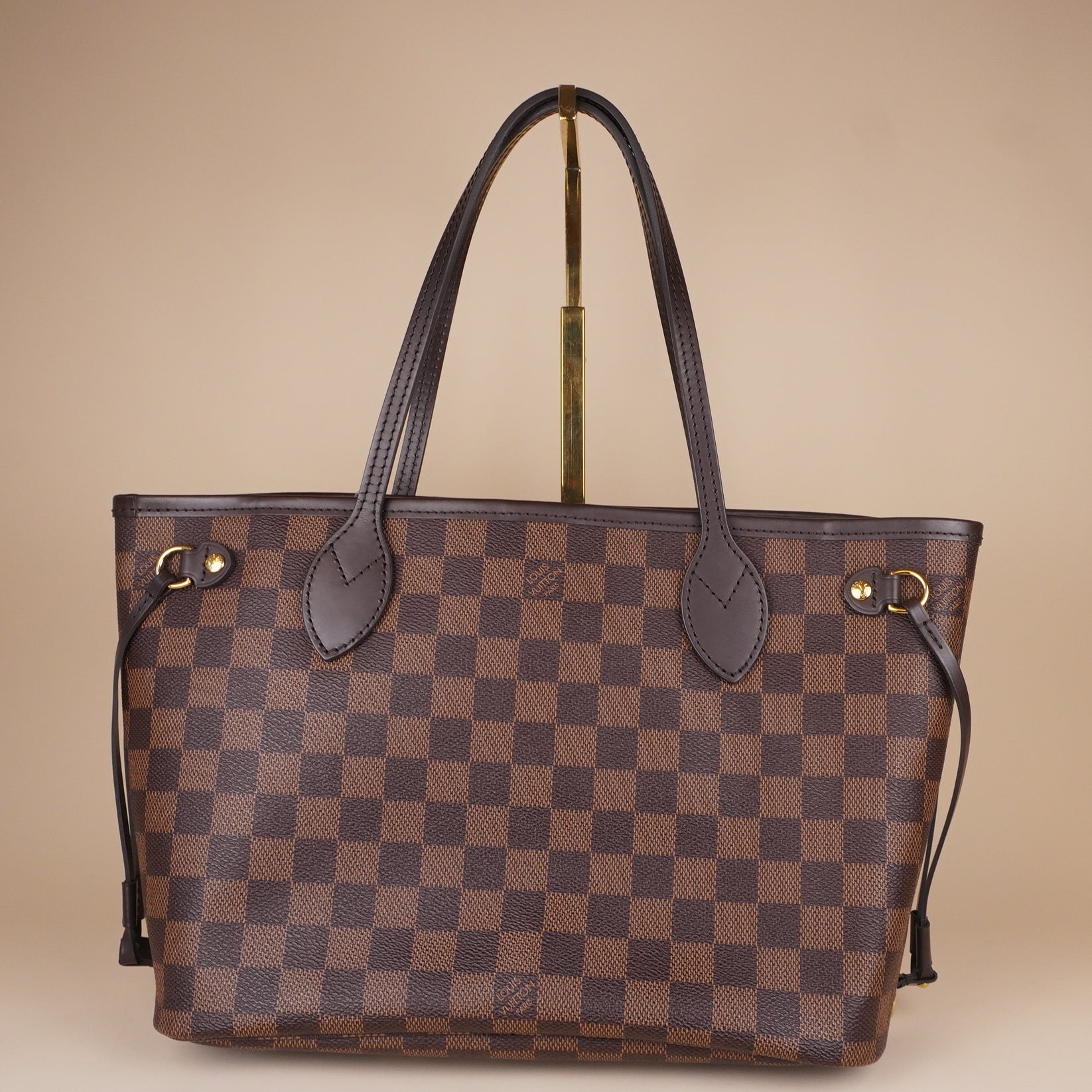 PRE-OWNED LV Damier Ebene Neo Neverfull PM