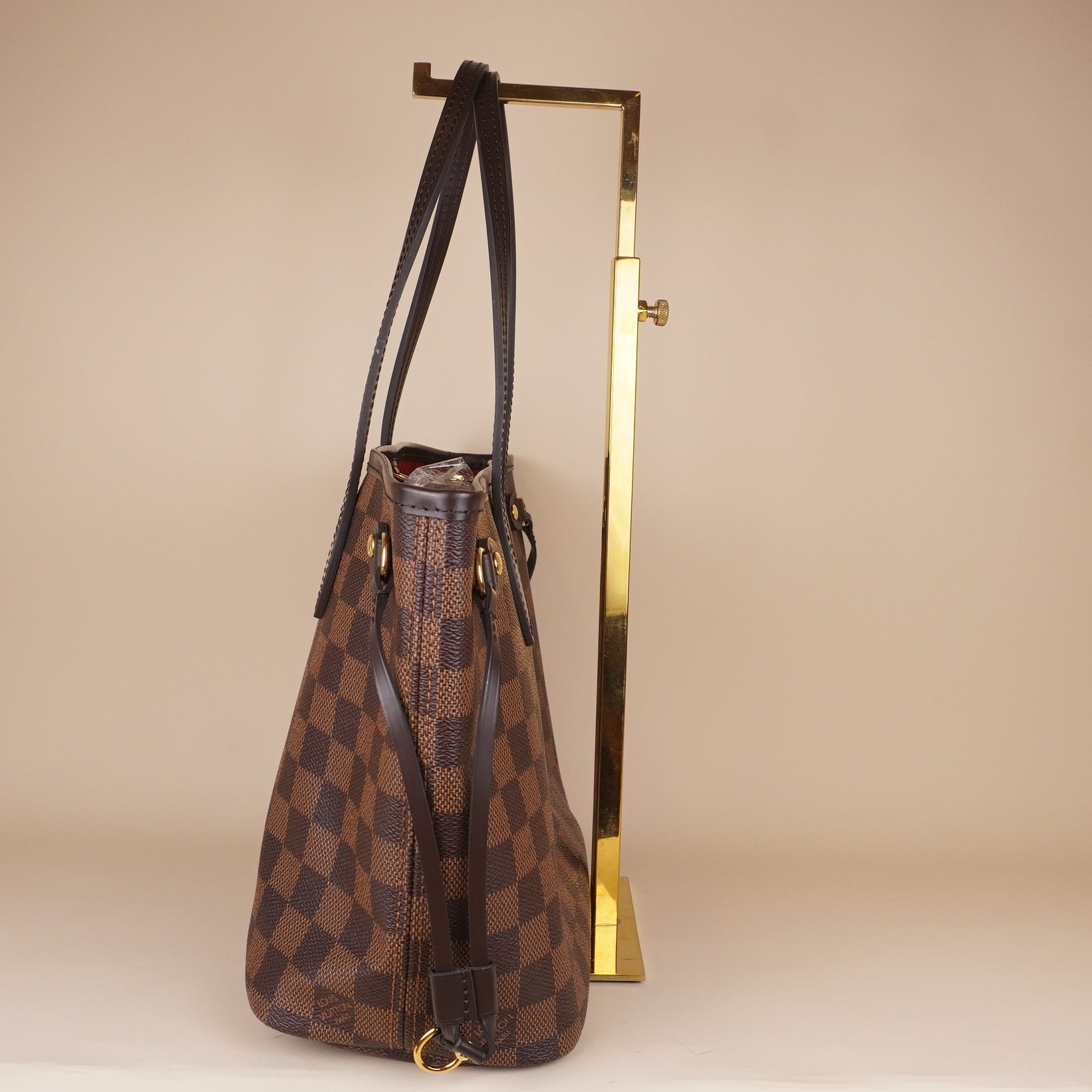 PRE-OWNED LV Damier Ebene Neo Neverfull PM