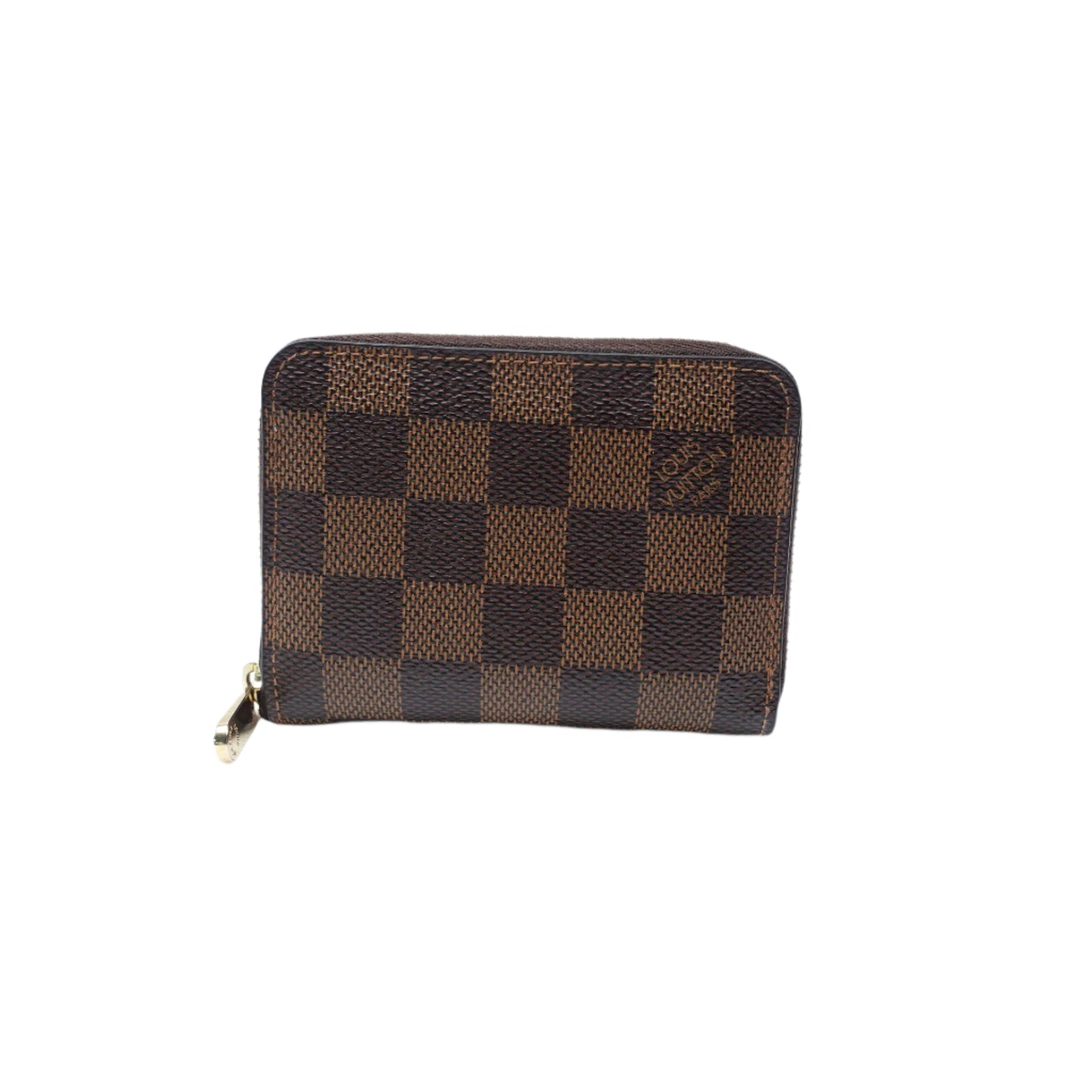 PRE-OWNED LV Damier Ebene Canvas Zippy Coin Purse
