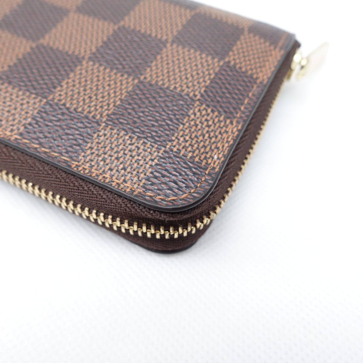 PRE-OWNED LV Damier Ebene Canvas Zippy Coin Purse
