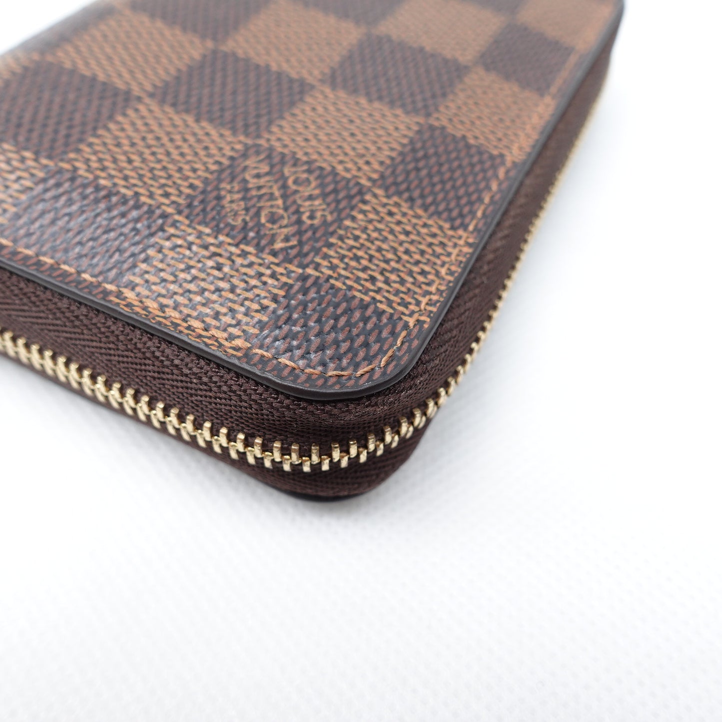 PRE-OWNED LV Damier Ebene Canvas Zippy Coin Purse