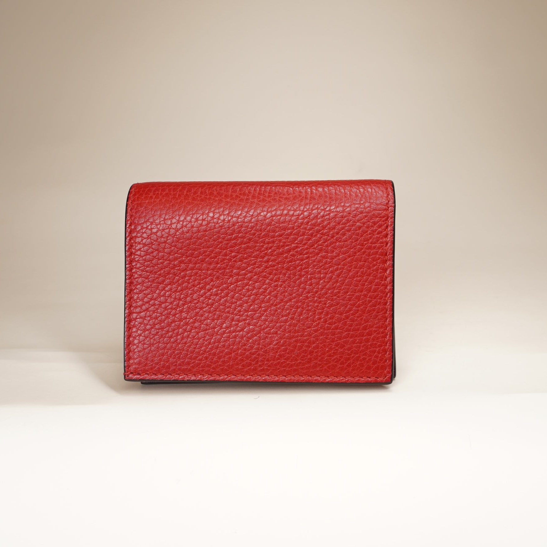 PRE-OWNED Blind For Love Bee Accent Red Compact Wallet