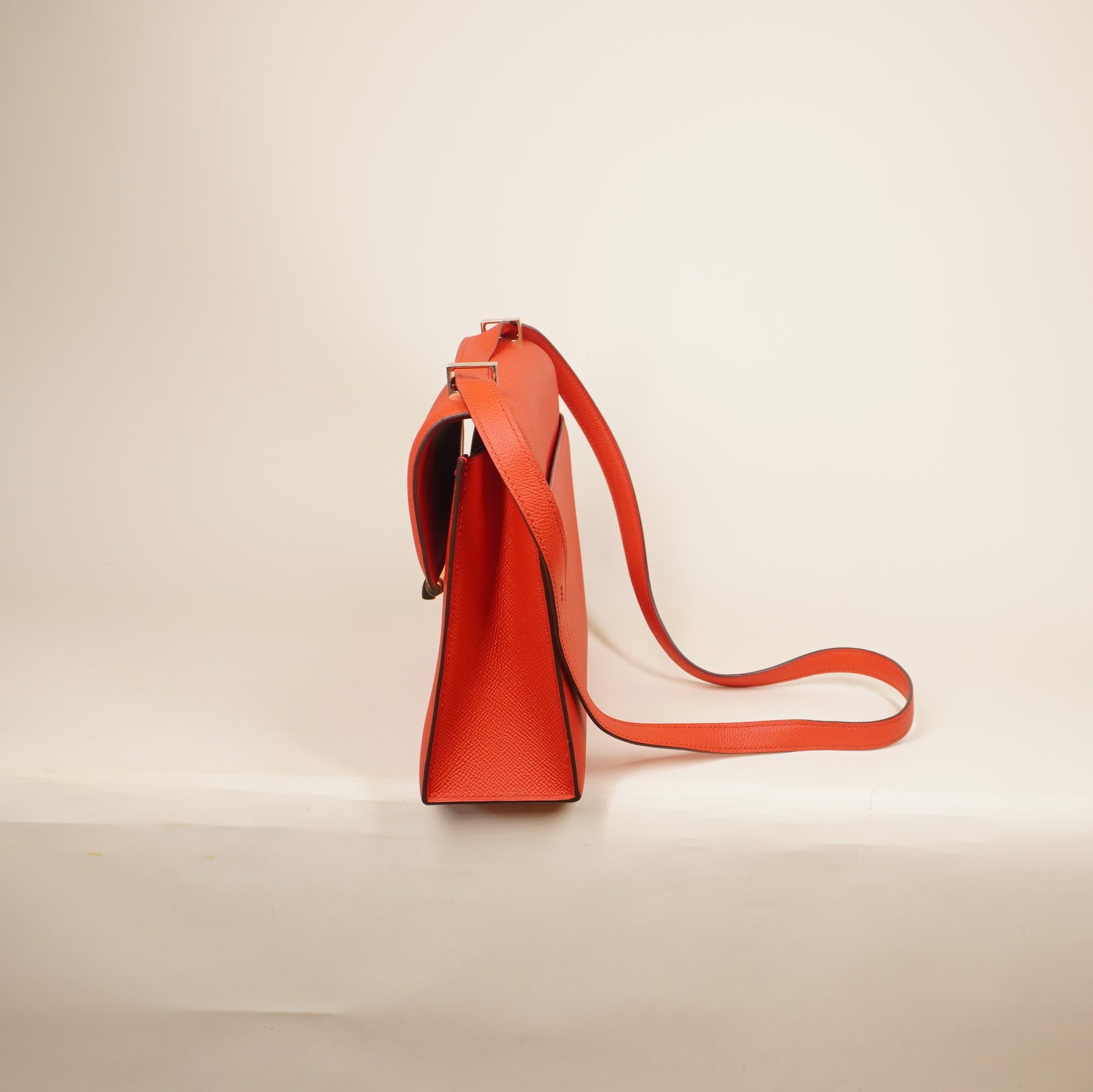 PRE-OWNED Epsom Verrou 23 Rouge De Coeur Shoulder Bag