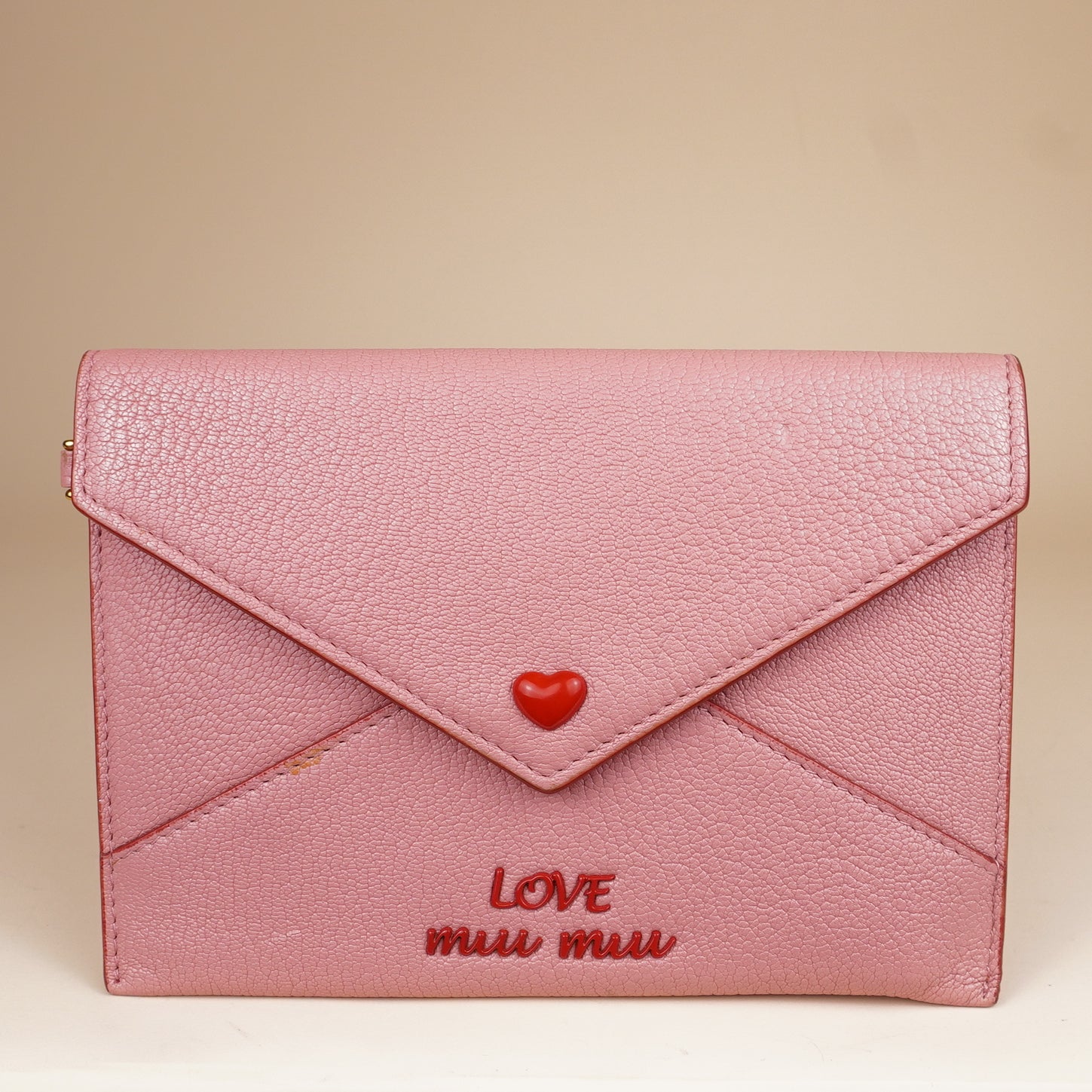 PRE-OWNED Madras Love Envelope Wallet