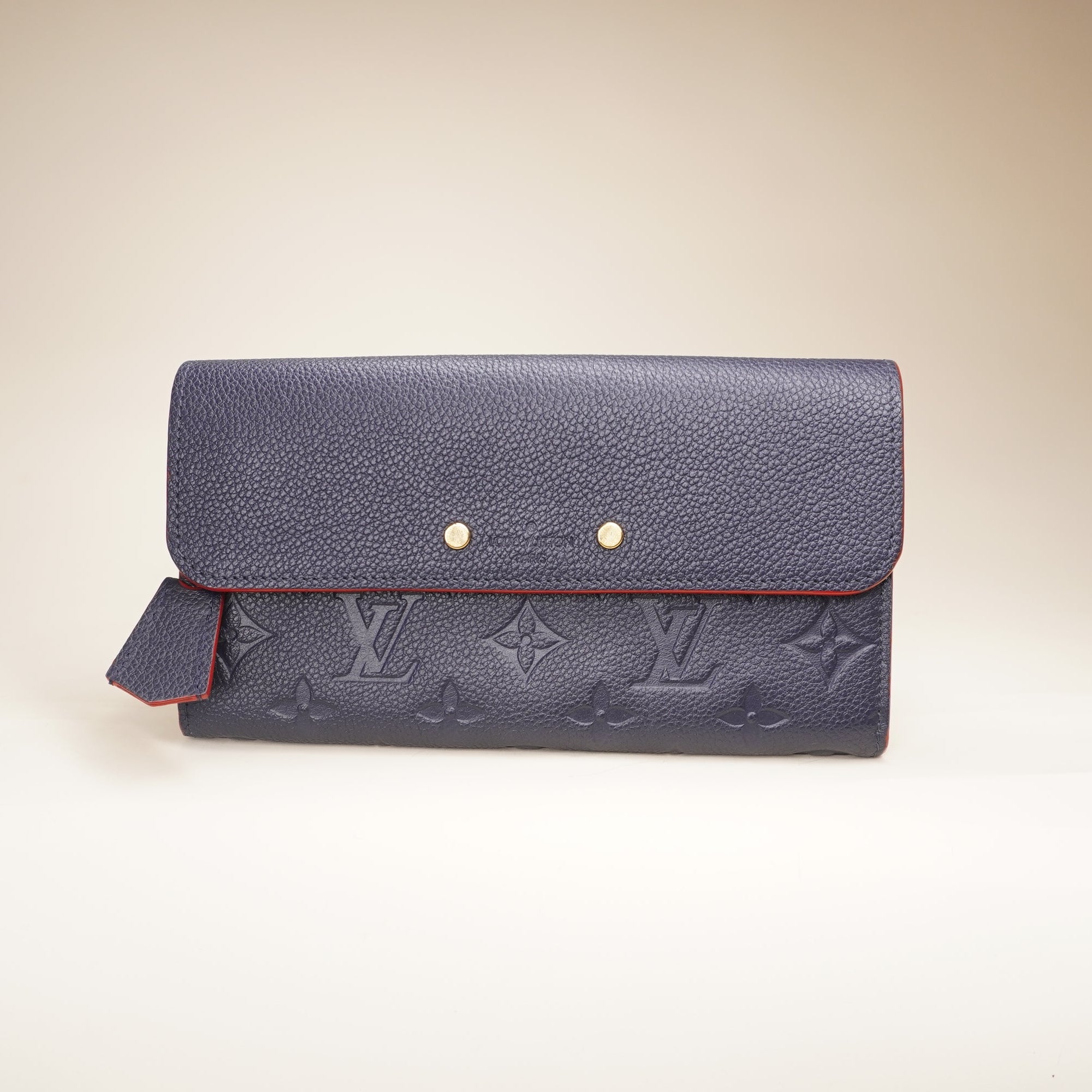 PRE-OWNED LV Monogram Empreinte Portefeuille Pont Neuf Long Wallet