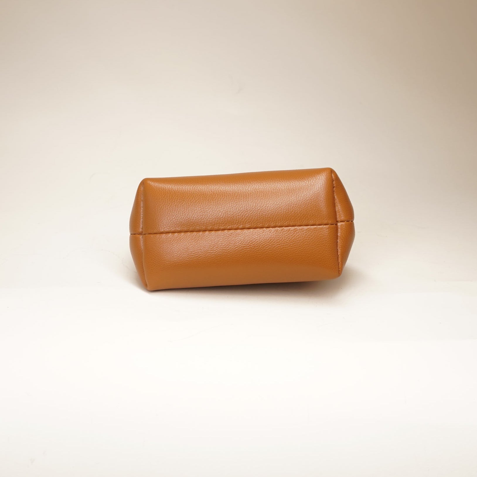 PRE-OWNED FF Shiny Nappa Nano First Bag Charm Brown