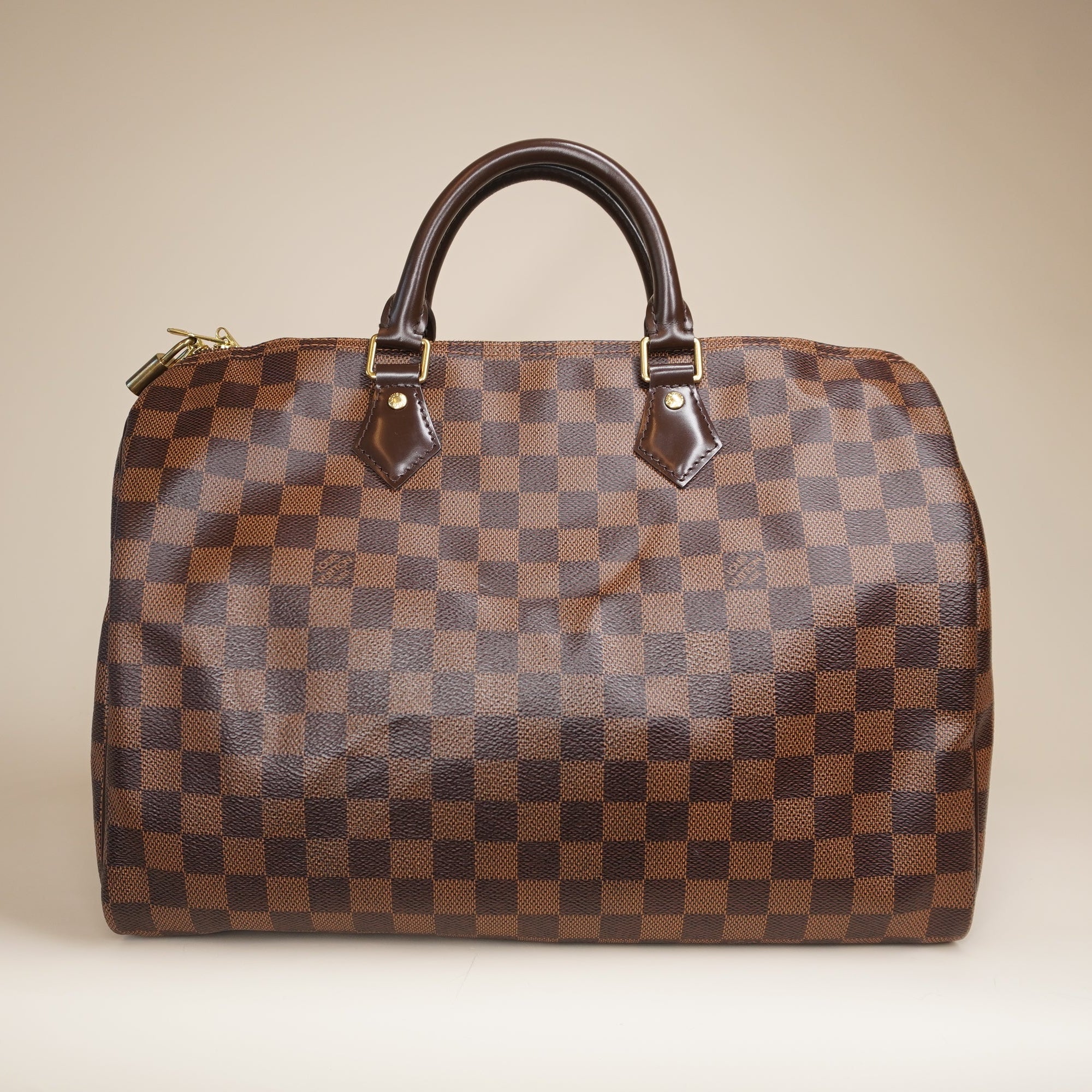 PRE-OWNED LV Damier Canvas Speedy 30 Bandouliere