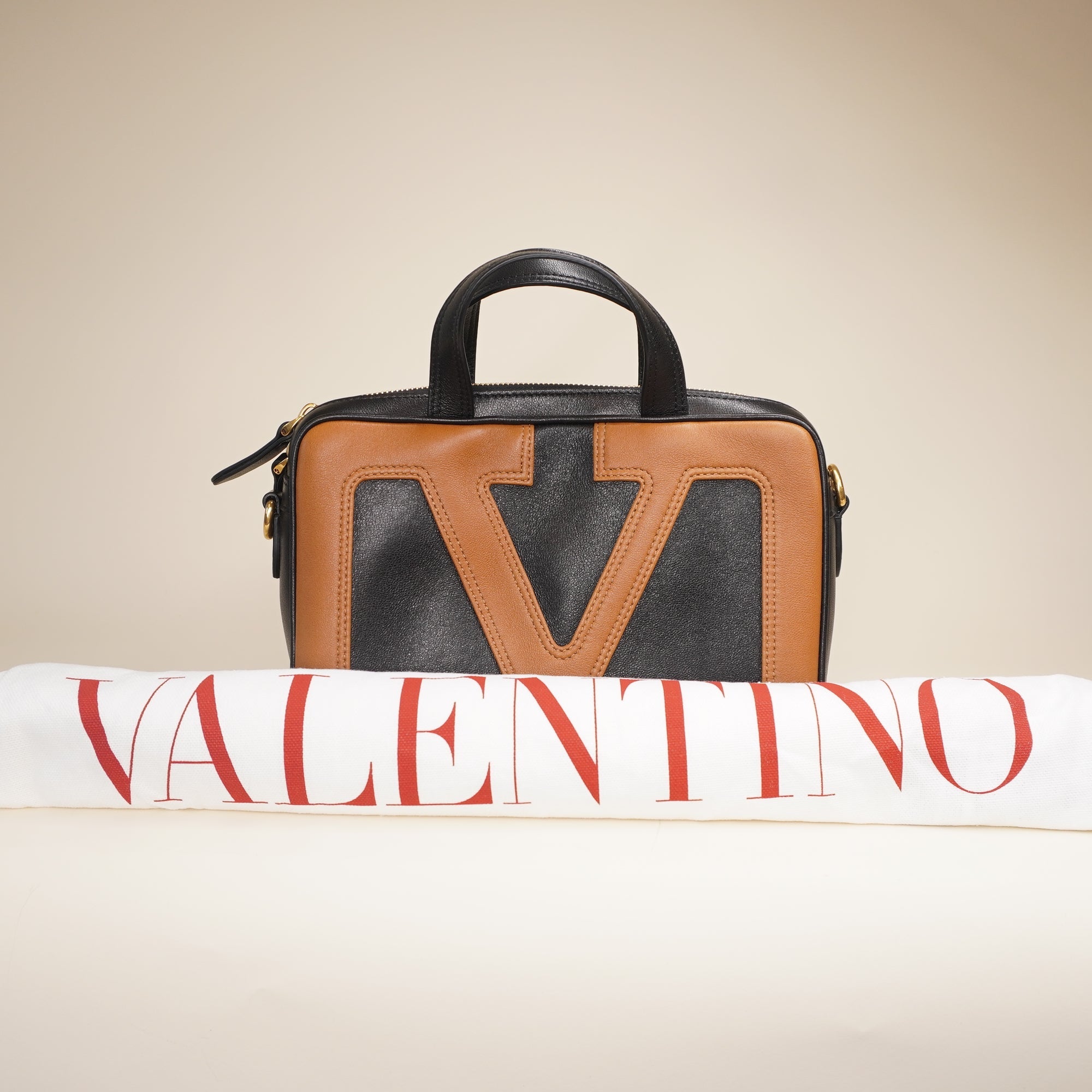 PRE-OWNED Viva Superstar Napa Leather Shoulder Bag