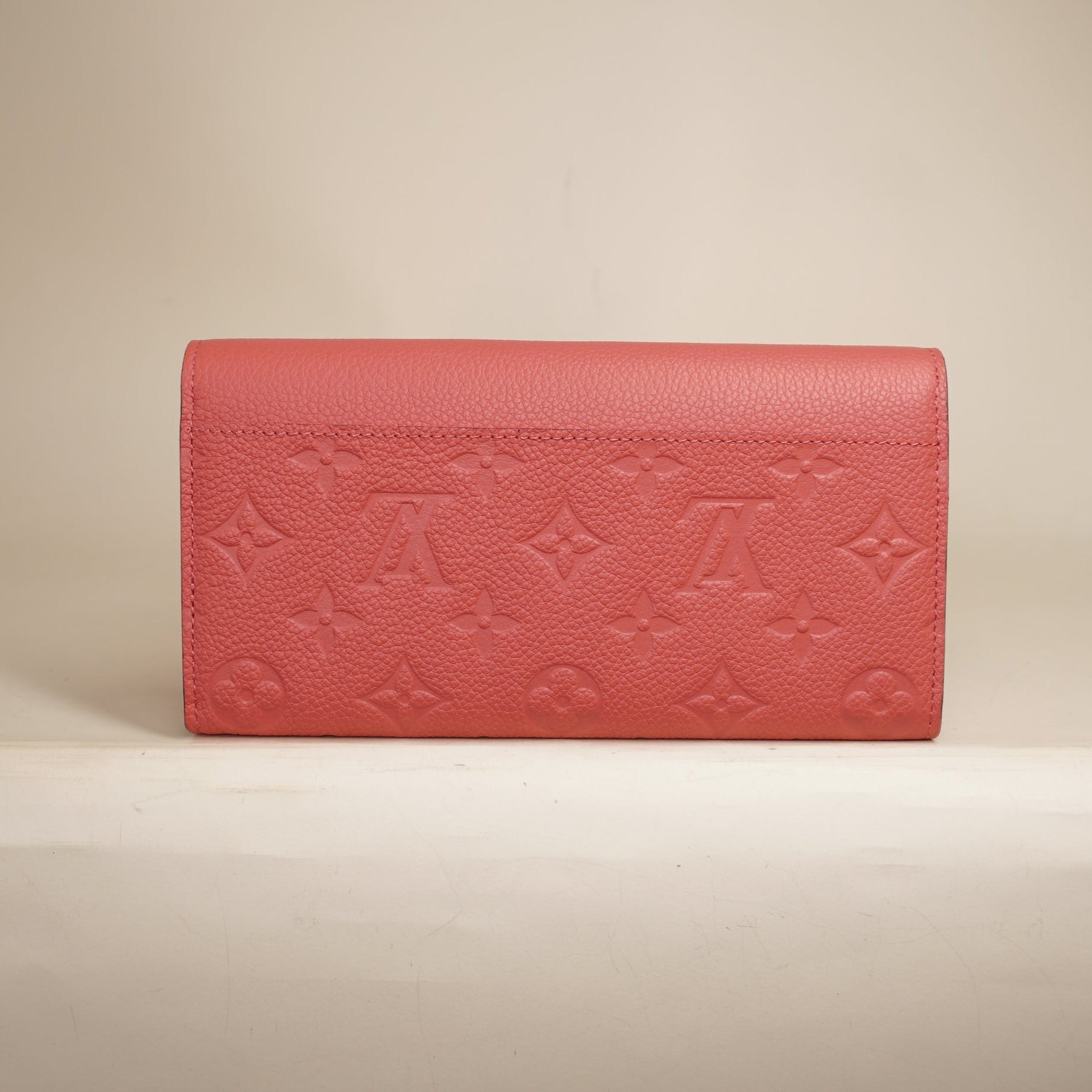 PRE-OWNED LV Blossom Empreinte Sarah Wallet NM