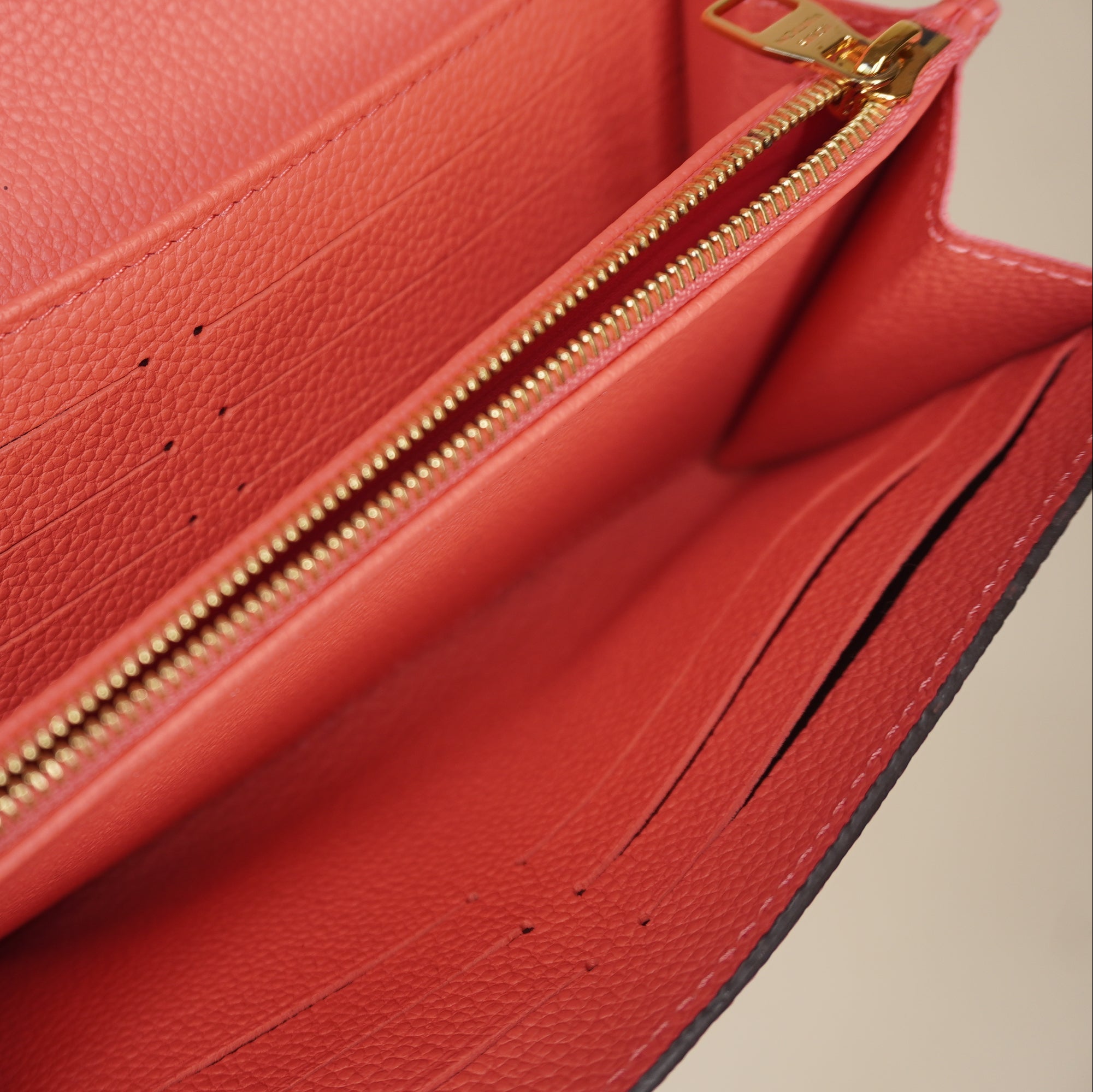 PRE-OWNED LV Blossom Empreinte Sarah Wallet NM