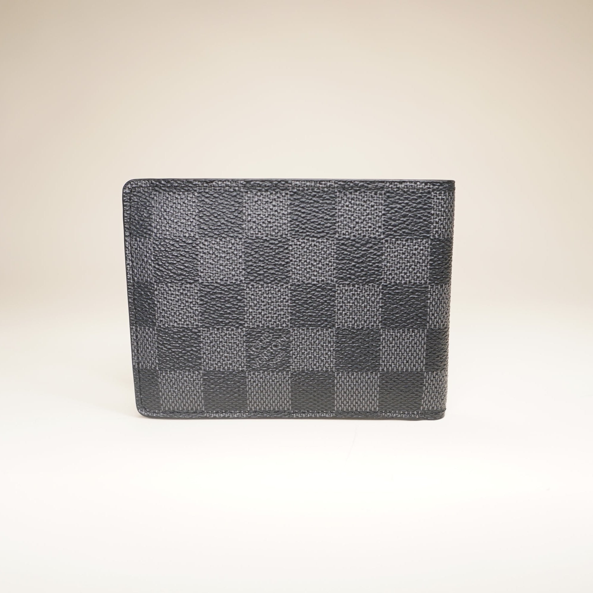 PRE-OWNED LV Damier Graphite Canvas Multiple Wallet Black