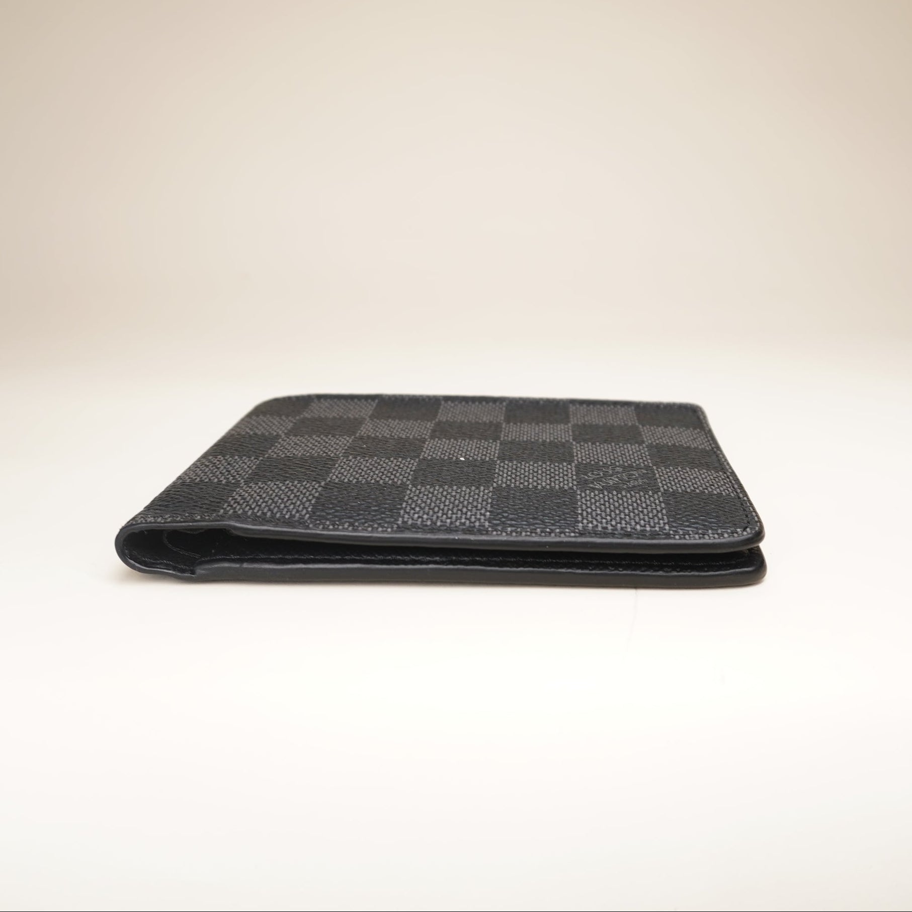 PRE-OWNED LV Damier Graphite Canvas Multiple Wallet Black